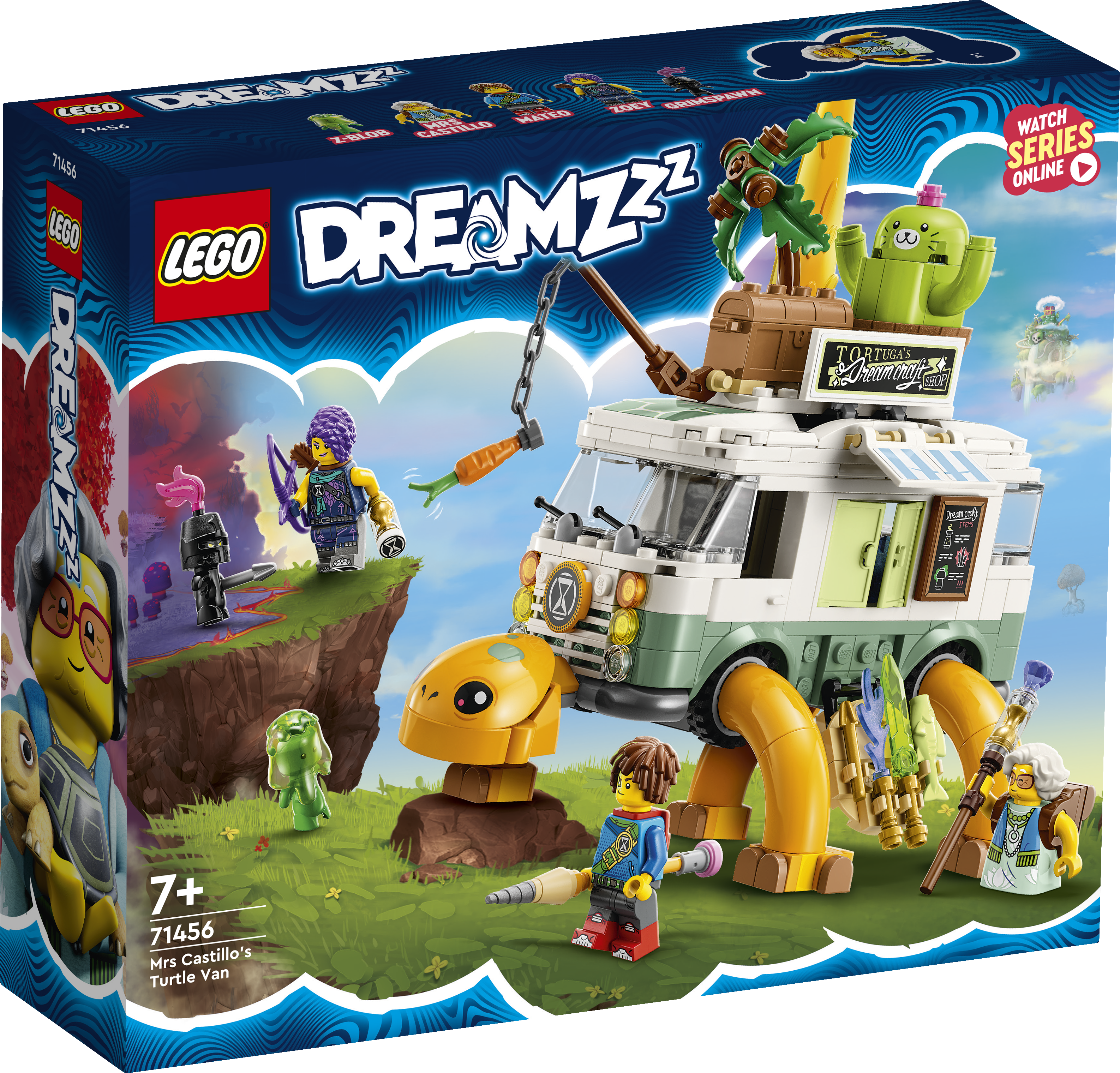 Конструктор LEGO DREAMZzz Mrs Castillo Turtle Van блочный - фото 6