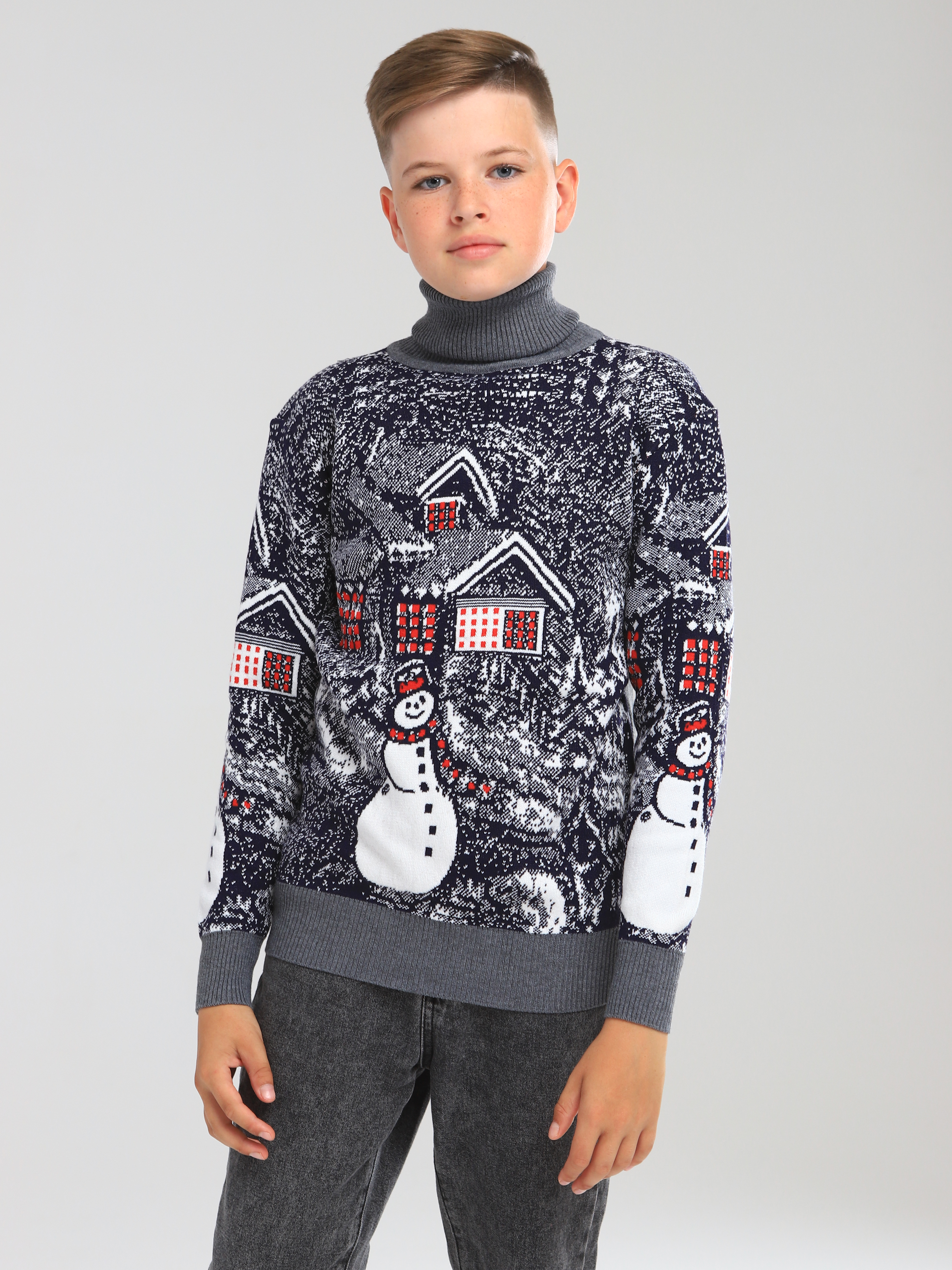 Свитер СИНИЙ МИР FUL3023A-C62 - фото 3