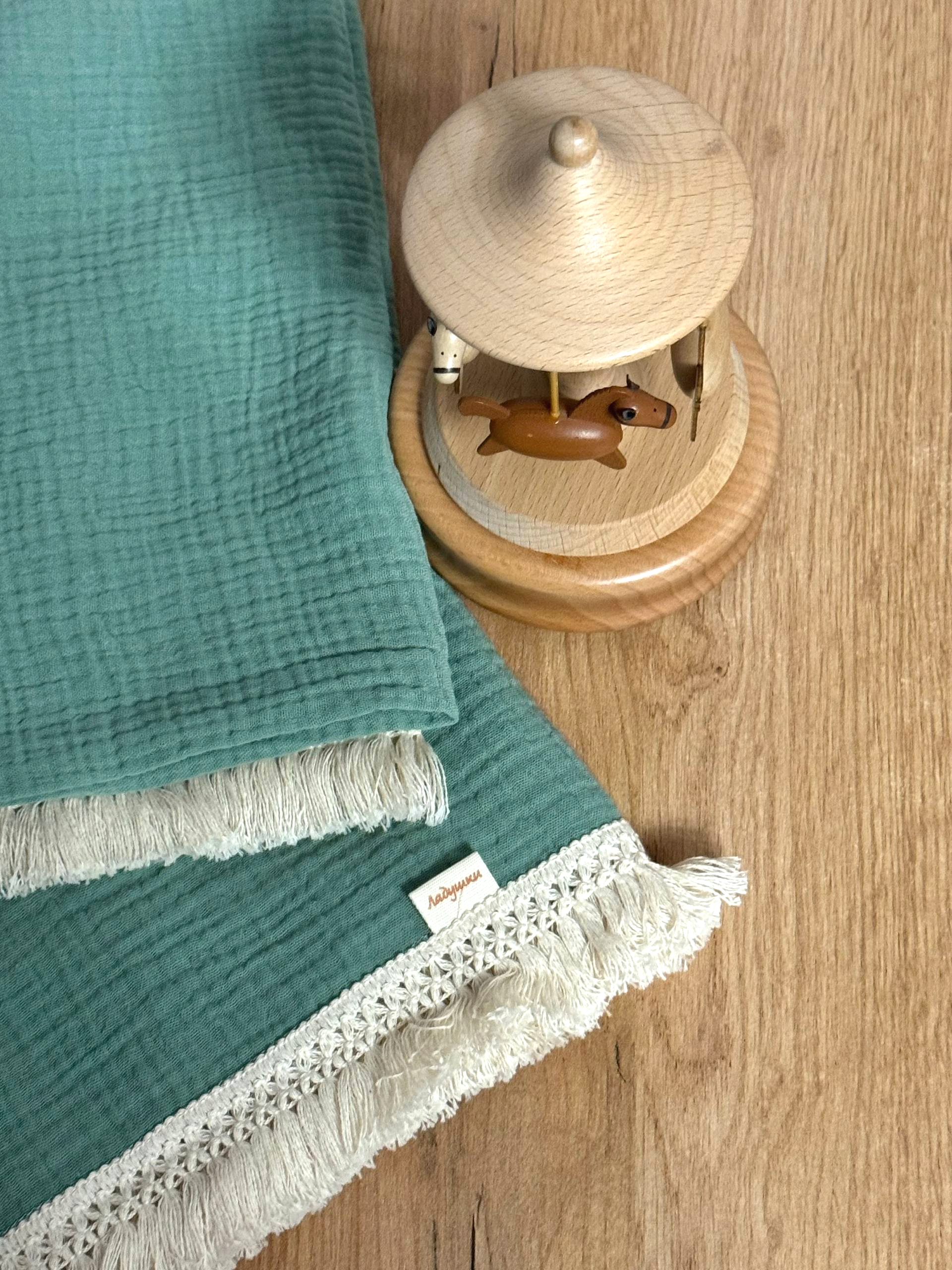 Плед Ладушки муслиновый 100 x 130 см муслин - фото 8