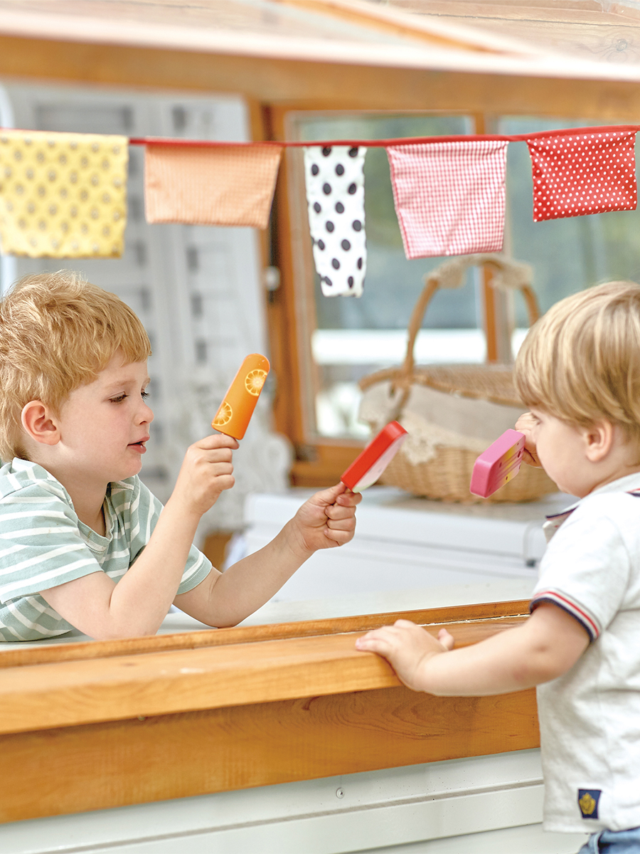 Игрушка HAPE Фруктовое мороженое 6 предметов в наборе E3175_HP - фото 4