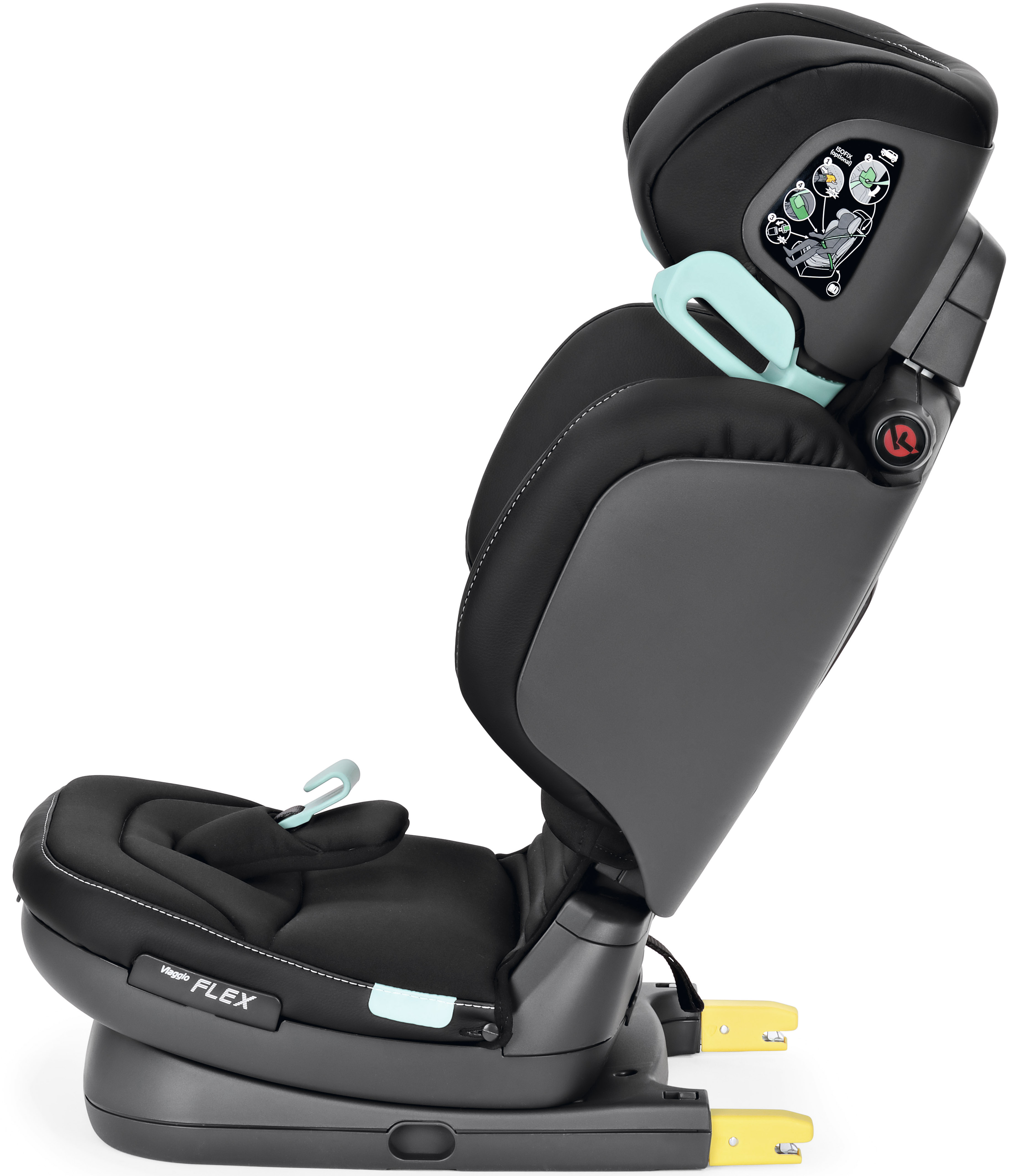 Автокресло Peg-Perego Flex Isofix 2/3 (15-36 кг) черный - фото 4