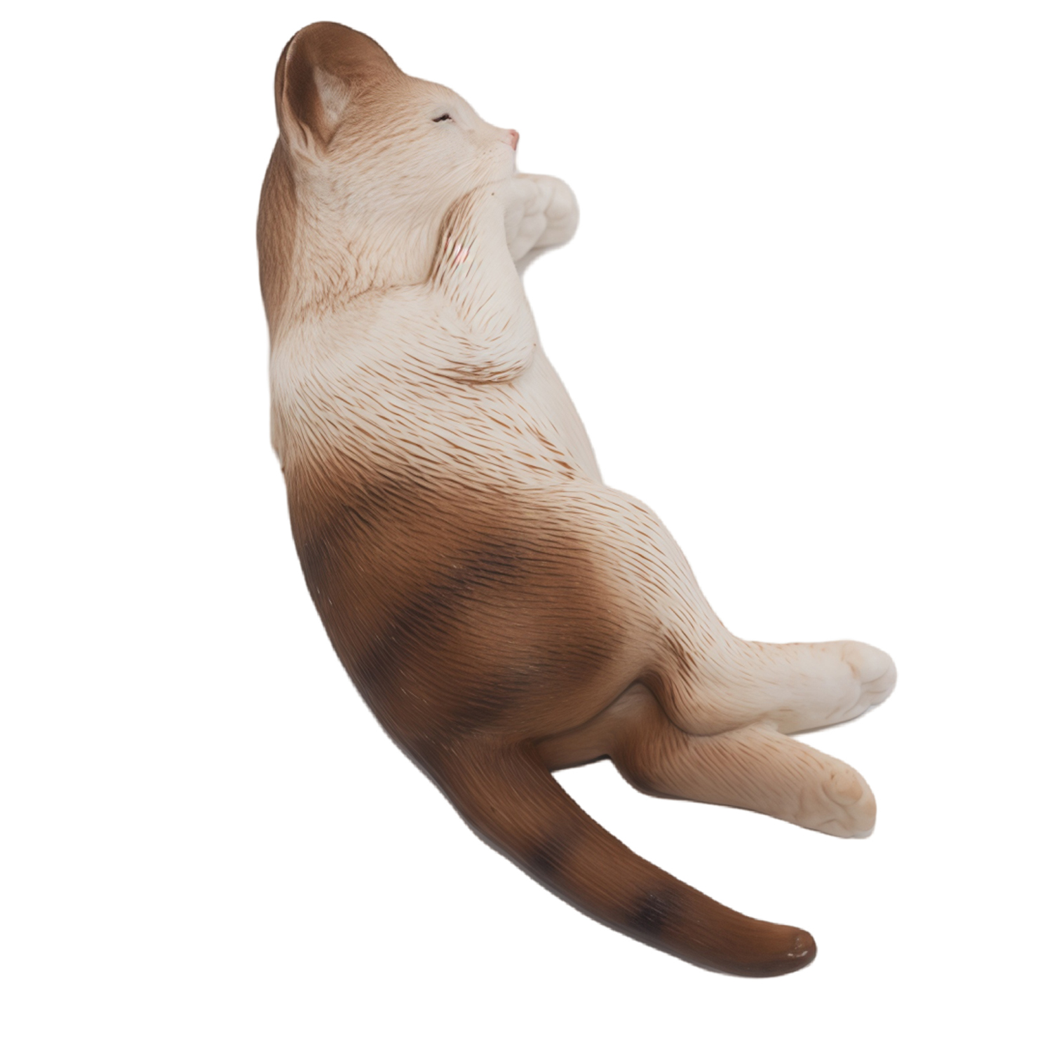 Фигурка Детское Время Кошка рыже-белая спит на боку - фото 6