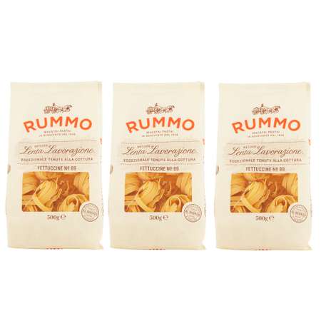 Макароны Rummo паста Упаковка из 3-х пачек гнезда Феттуччине ниди n.89 3х500 г