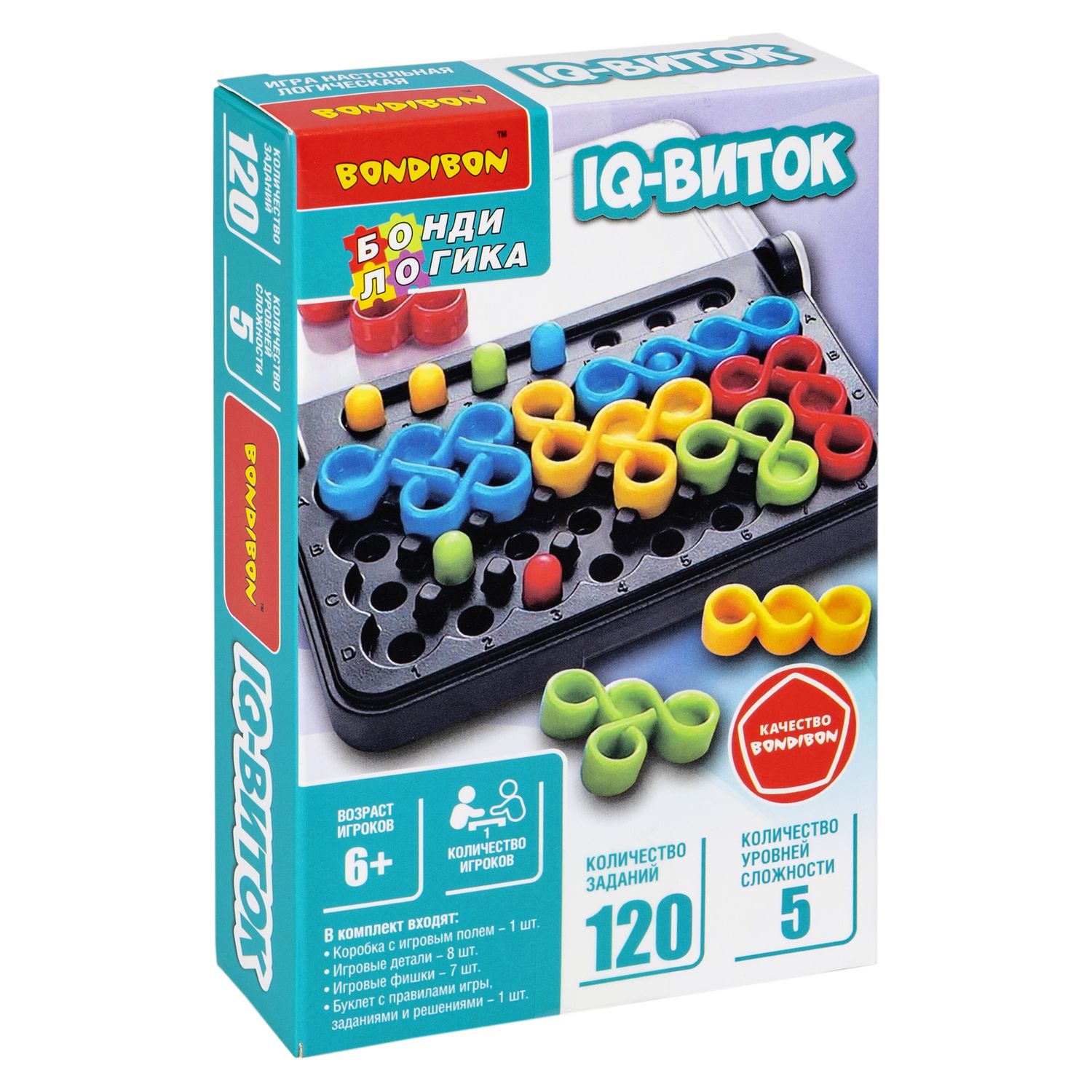 Настольная игра Bondibon логическая IQ-ВИТОК - фото 4