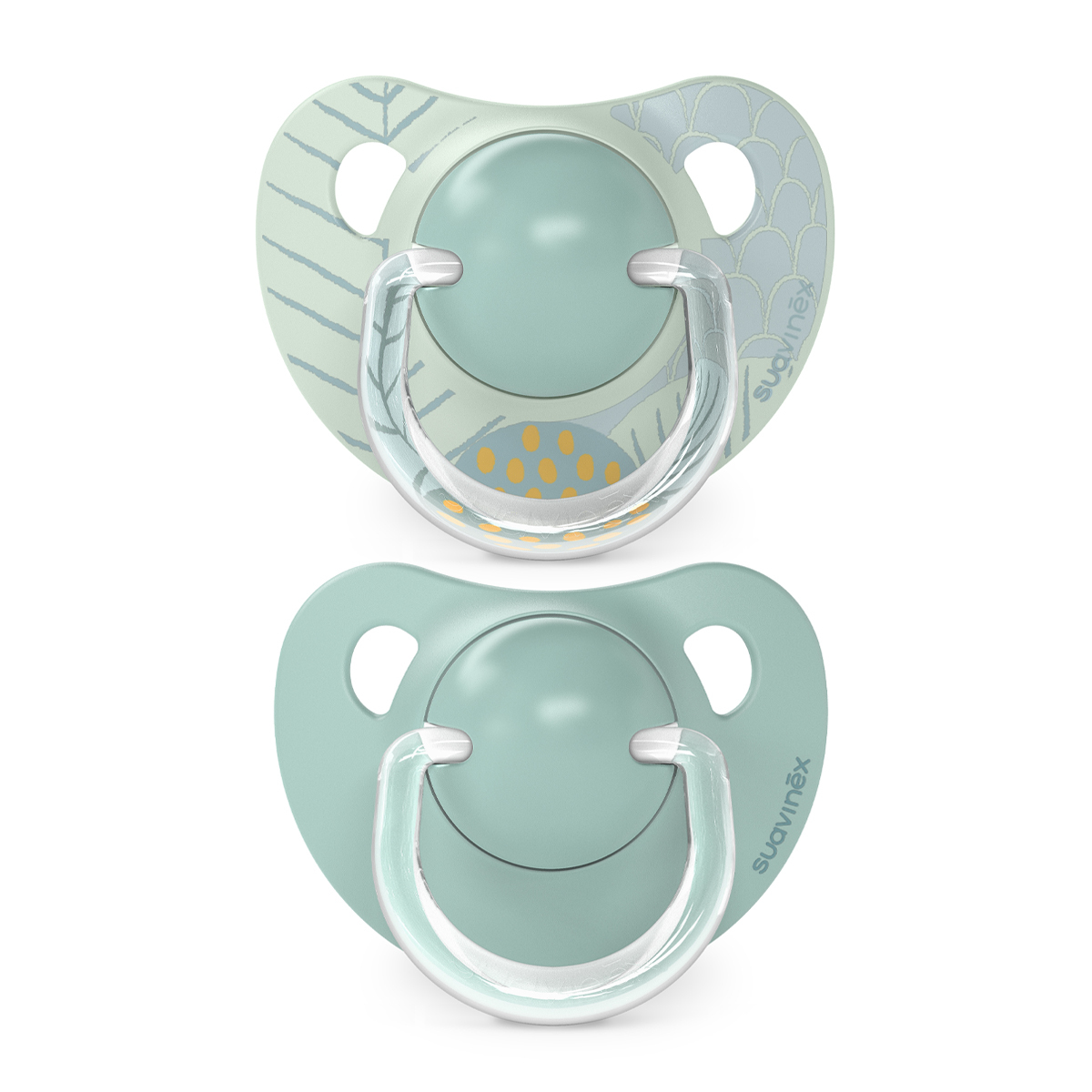 Пустышка Suavinex силикон ортодонтическая от 18 мес. 2 шт. - фото 1