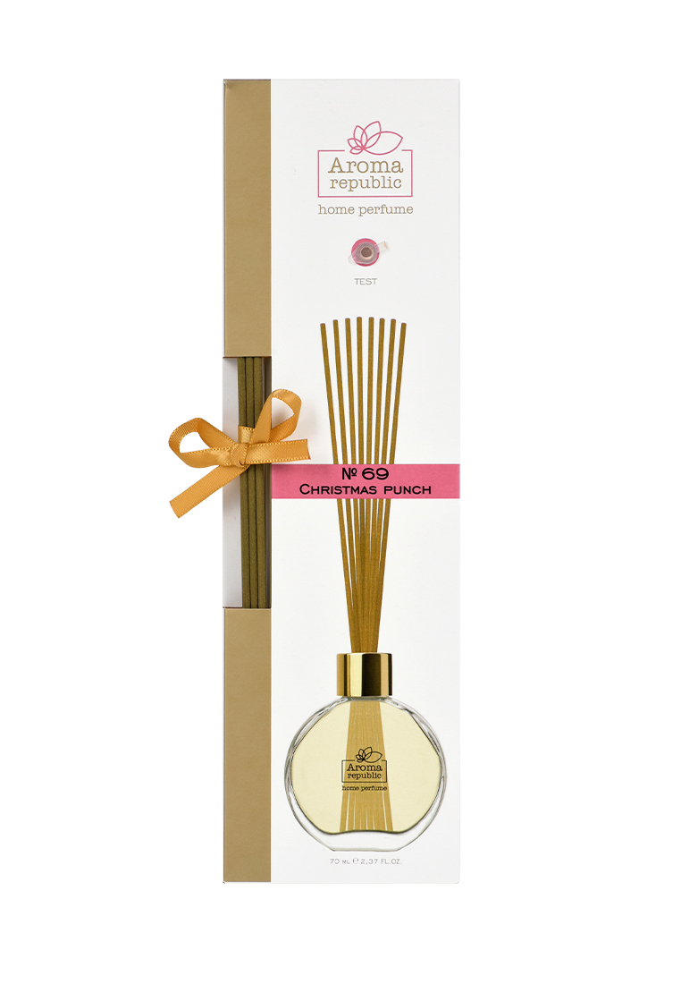 Ароматический диффузор Aroma Republic в стеклянном флаконе 70 мл №69 Christmas punch - фото 3