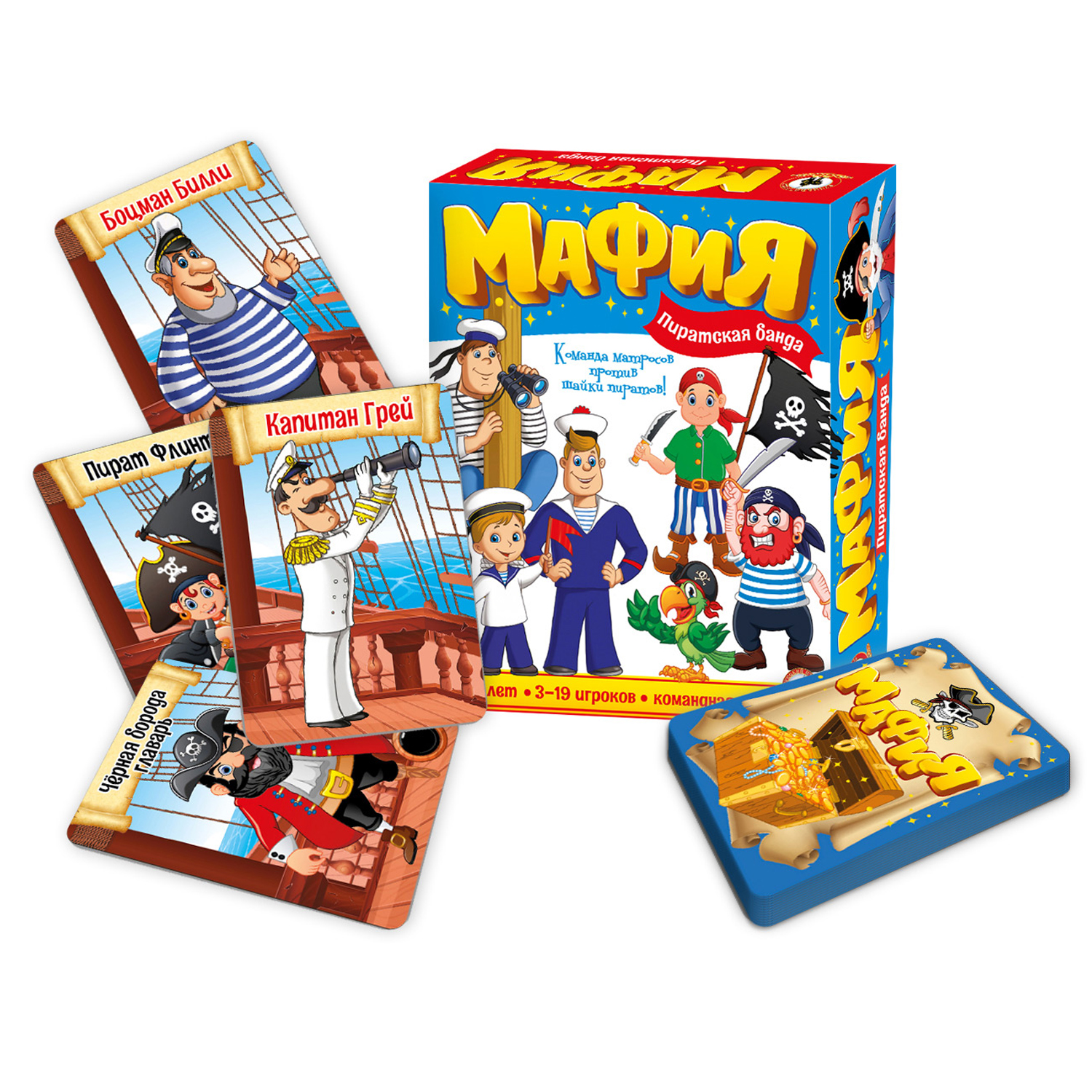 Настольная игра Русский стиль Мафия Пиратская банда - фото 3