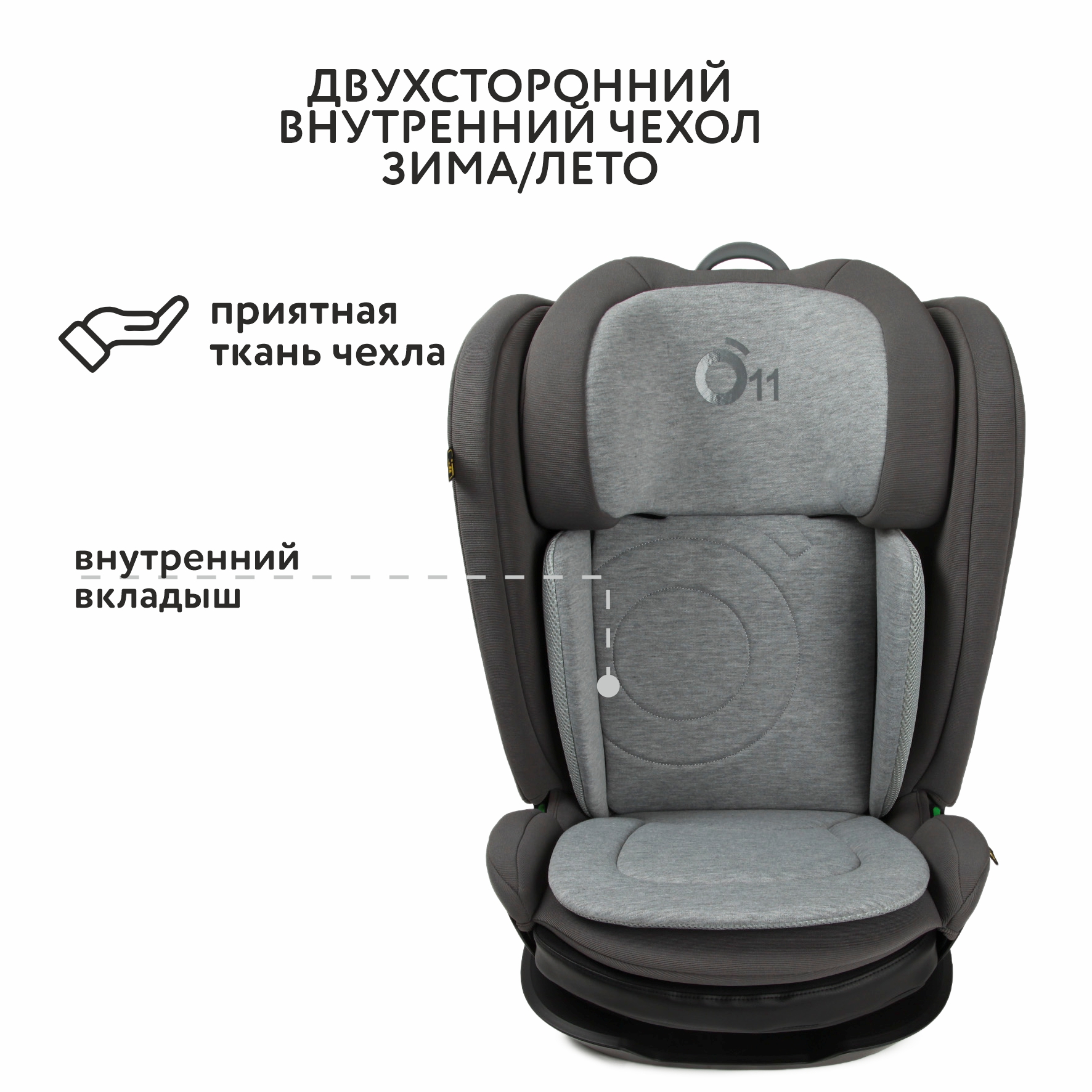 Автокресло nado Coconut ash Isofix 2/3 (15-36 кг) - фото 4