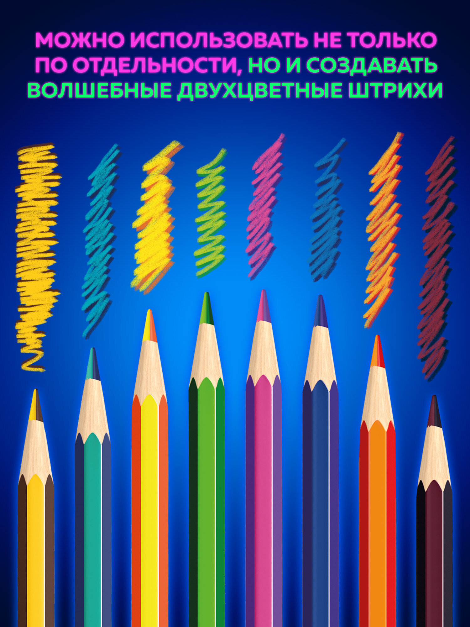 Карандаши цветные Brauberg 24 шт. - фото 3