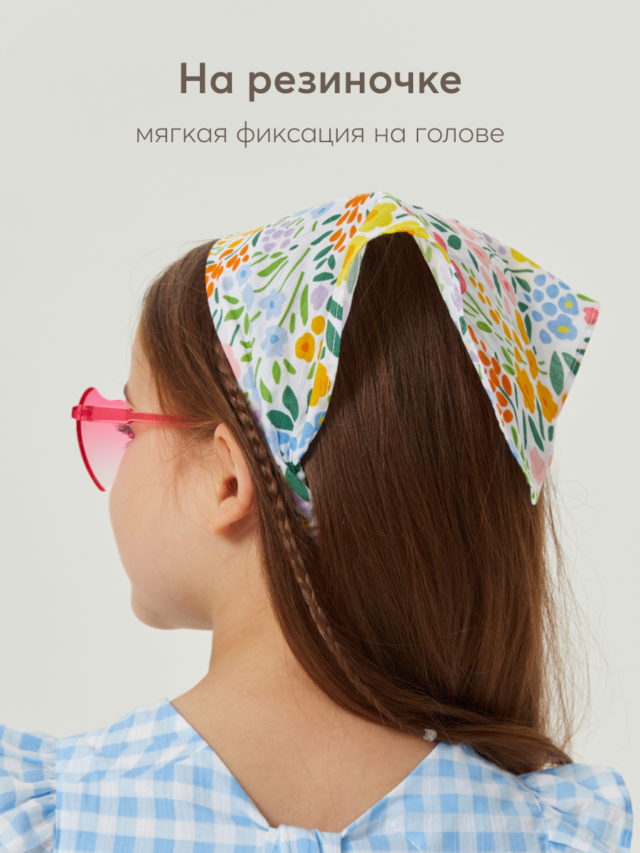 Повязка Happy Baby 88226_mille-fleurs - фото 4
