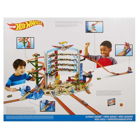 Гараж Hot Wheels Невообразимый гараж с лифтом, многоуровневый