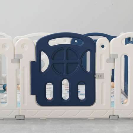 Манеж UNIX line Classic 126x120 с ковриком в комплекте