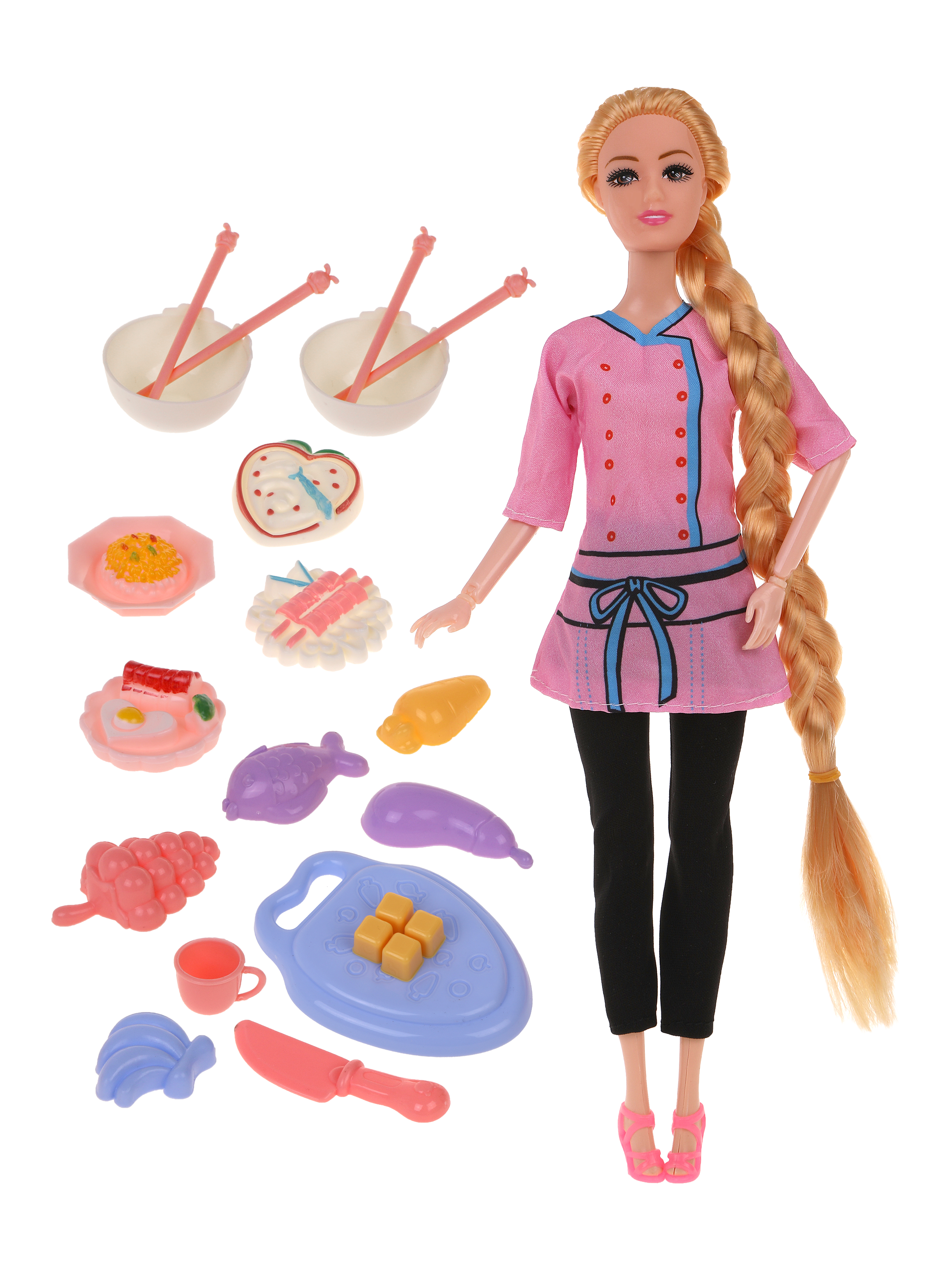 Кукла модельная Defa Lucy Повар высота 29 см 803927 - фото 4