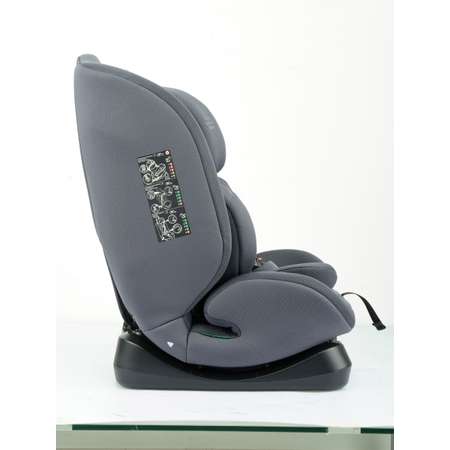 Автокресло Indigo Diesel I-SIZE, группа 0/1/2/3 0+/1/2/3 (0-36 кг) серый