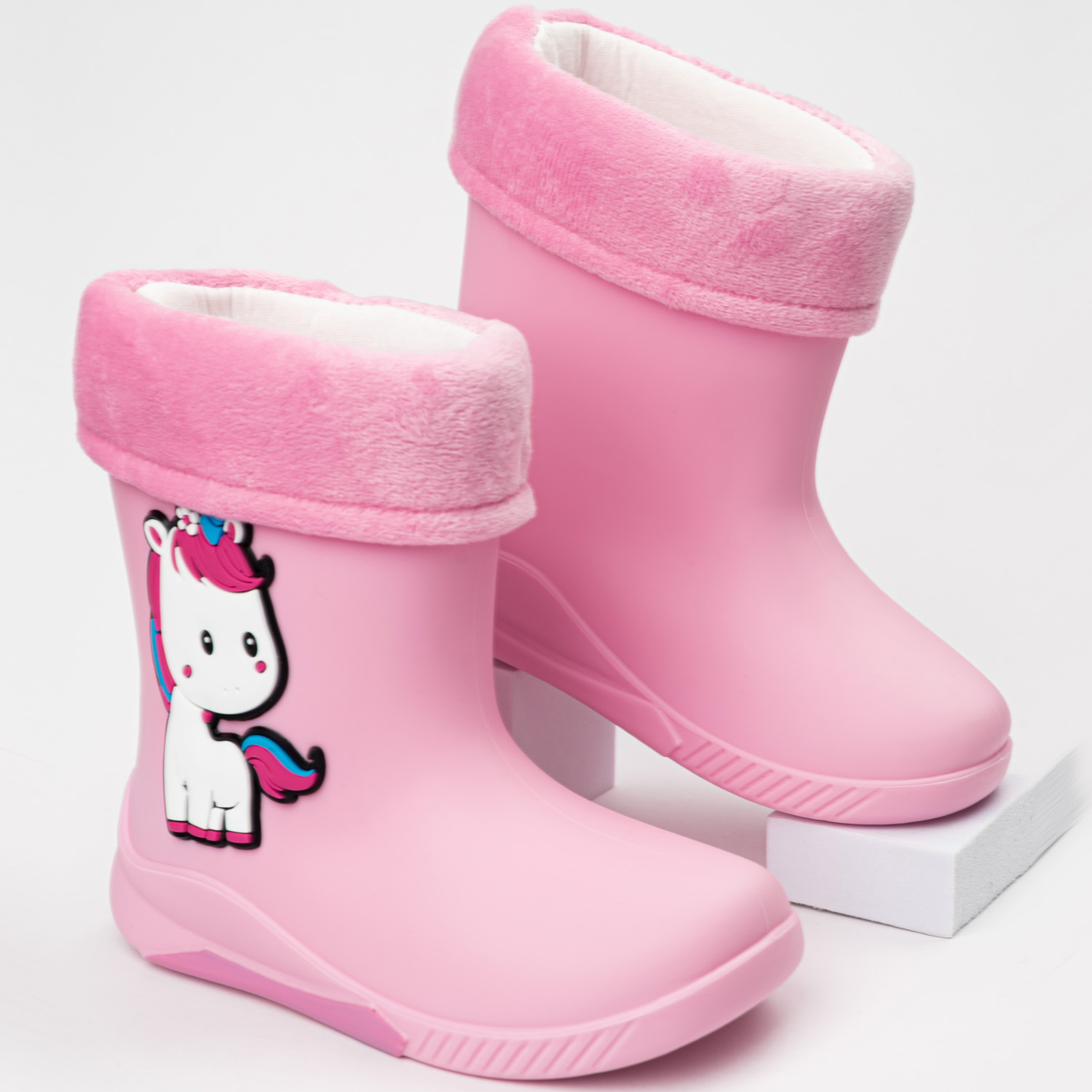 Резиновые сапоги TikkaGo 7B03_2025-03_pink - фото 1