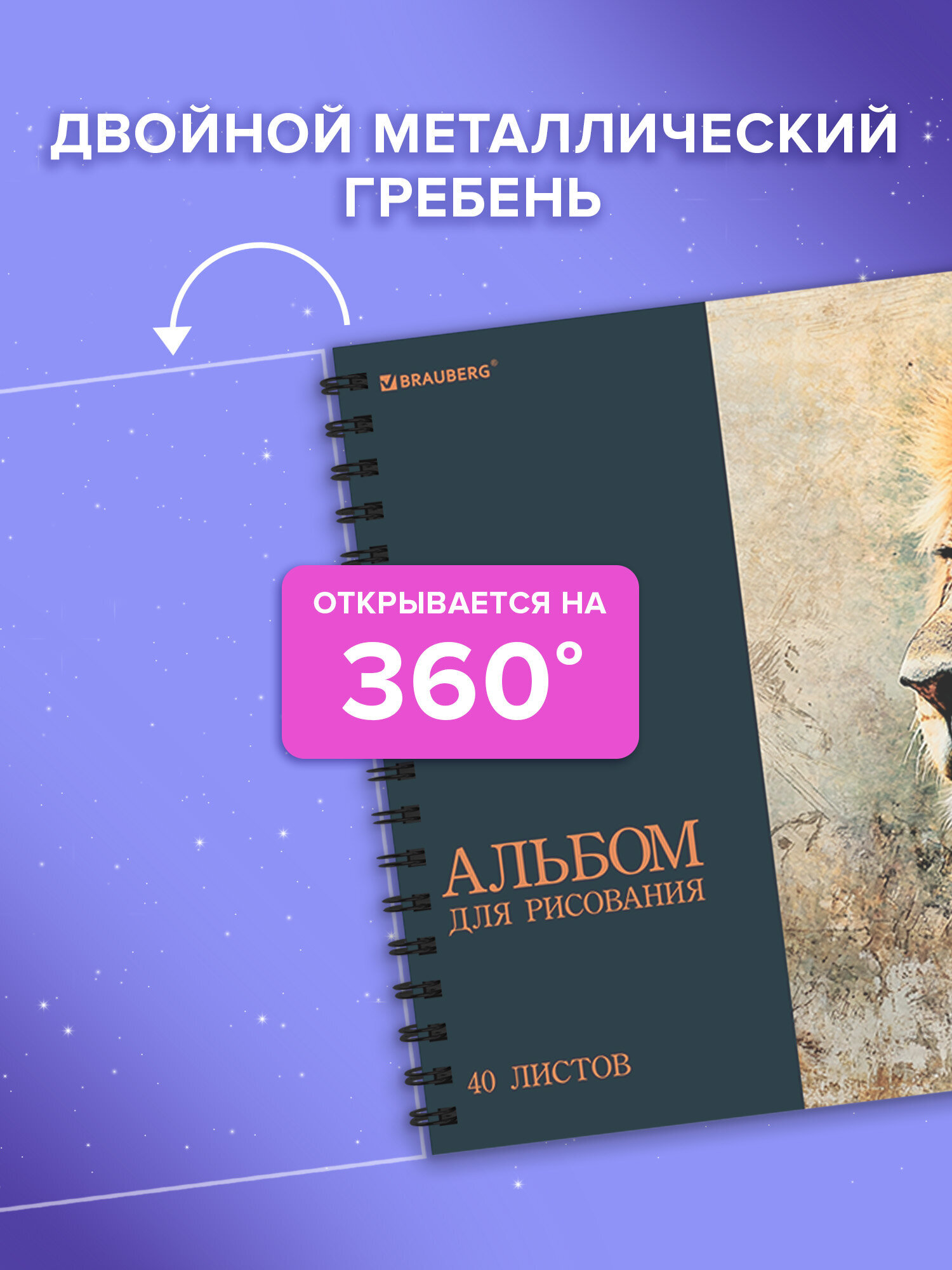 Альбом Brauberg А4 40 лист. 2 шт. - фото 5