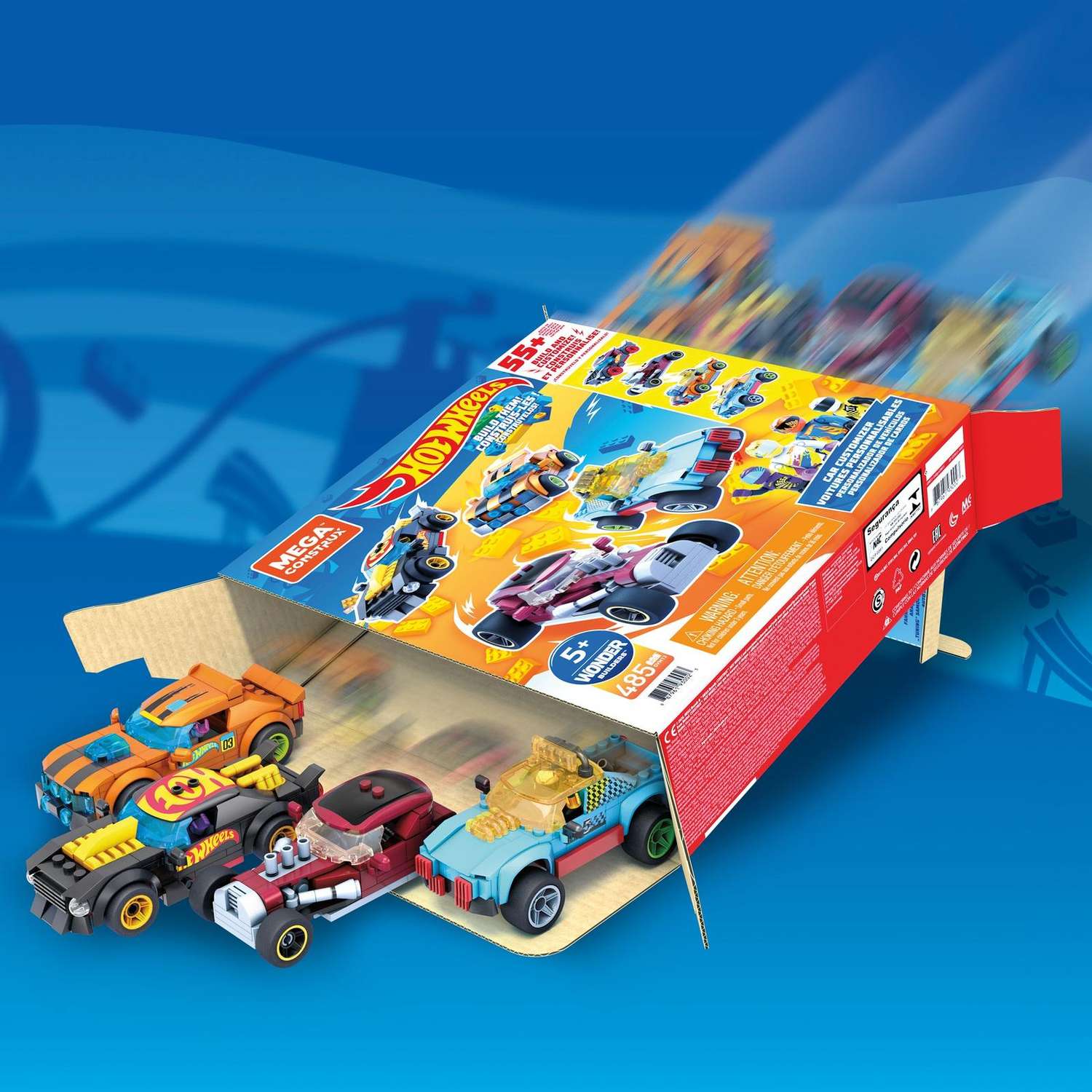 Конструктор Mega Construx Hot Wheels 485 дет. - фото 8