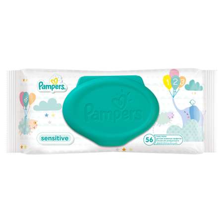 Влажные салфетки Pampers Sensitive 56 шт.