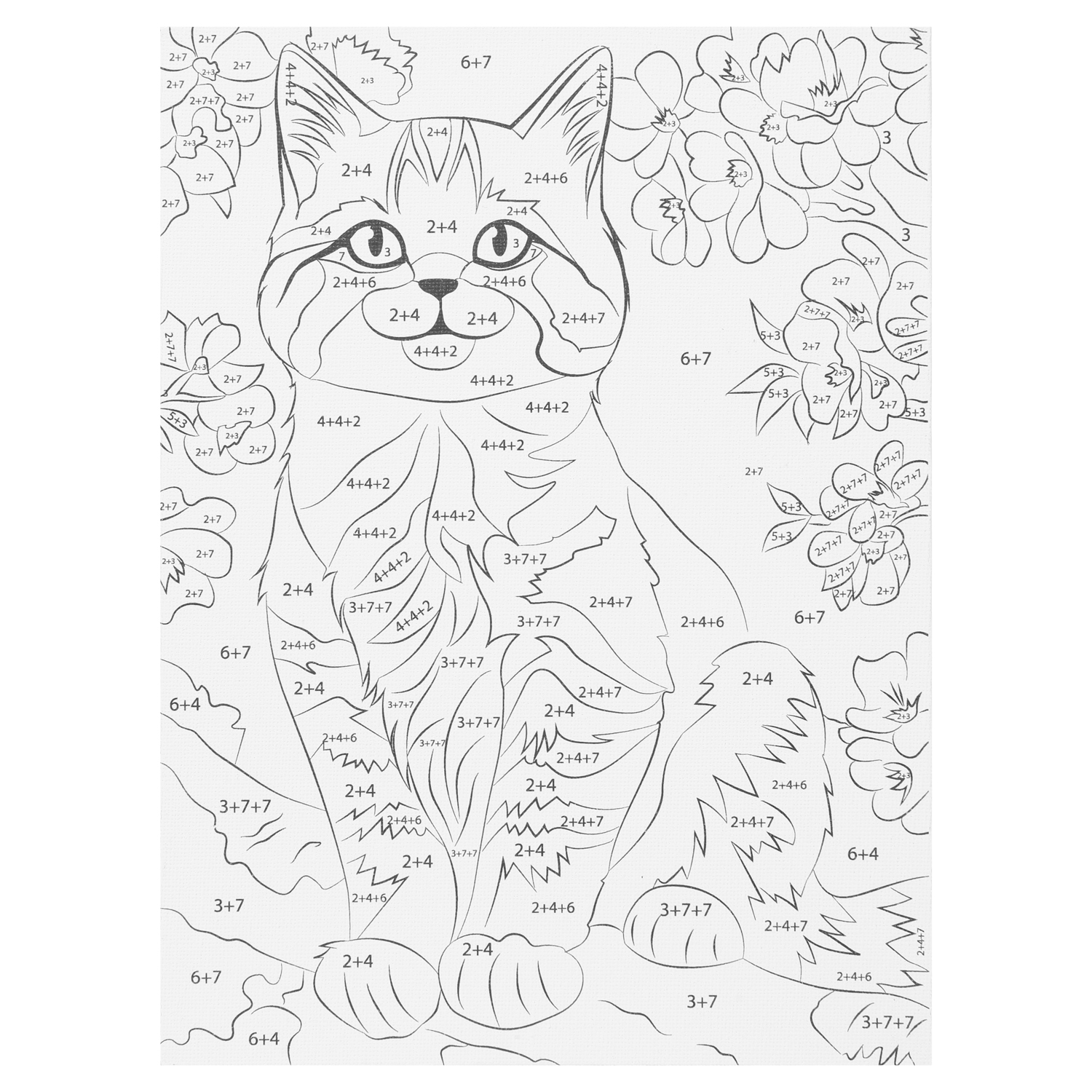 Картина по номерам Multiart Котик - фото 3