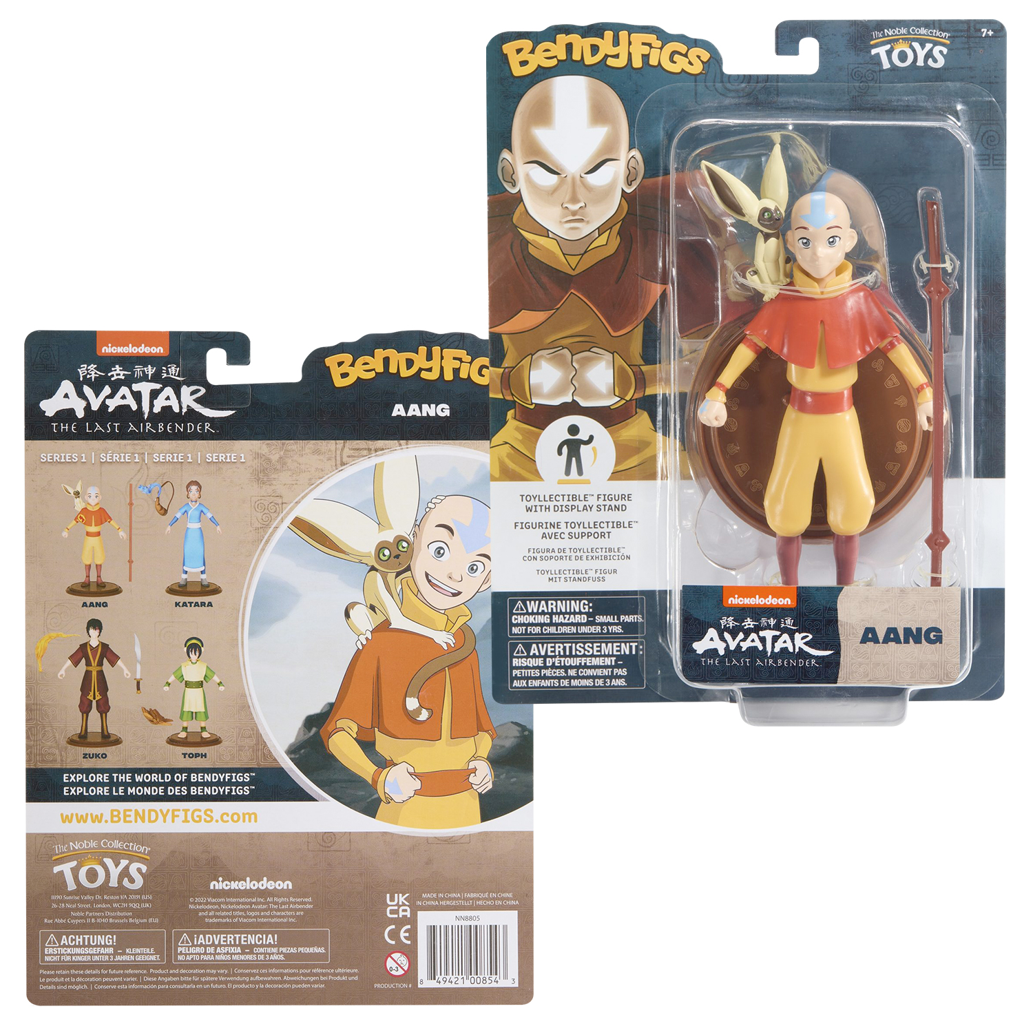Фигурка AVATAR Bendyfig Аанг 18 см гибкая - фото 9