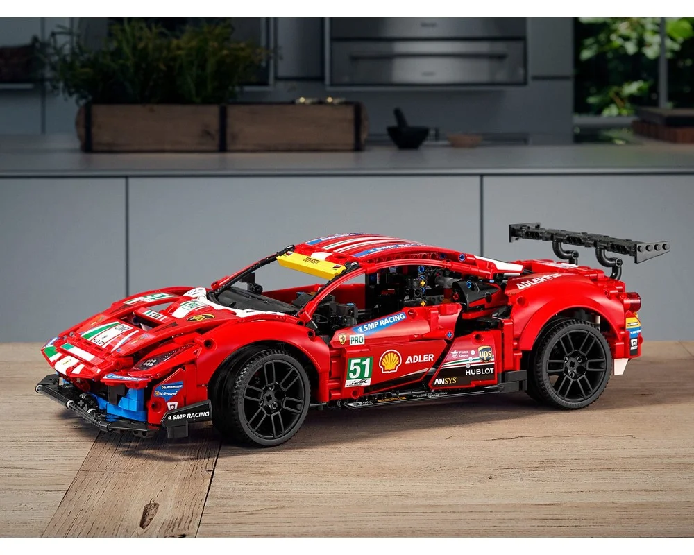 Изображение товара Конструктор LEGO Technic Ferrari 488 GTE AF Corse #51 - реалистичная сборка модели спортивной машин Изображение товара Конструктор LEGO Technic Ferrari 488 GTE AF Corse #51 - реалистичная сборка модели спортивной машин