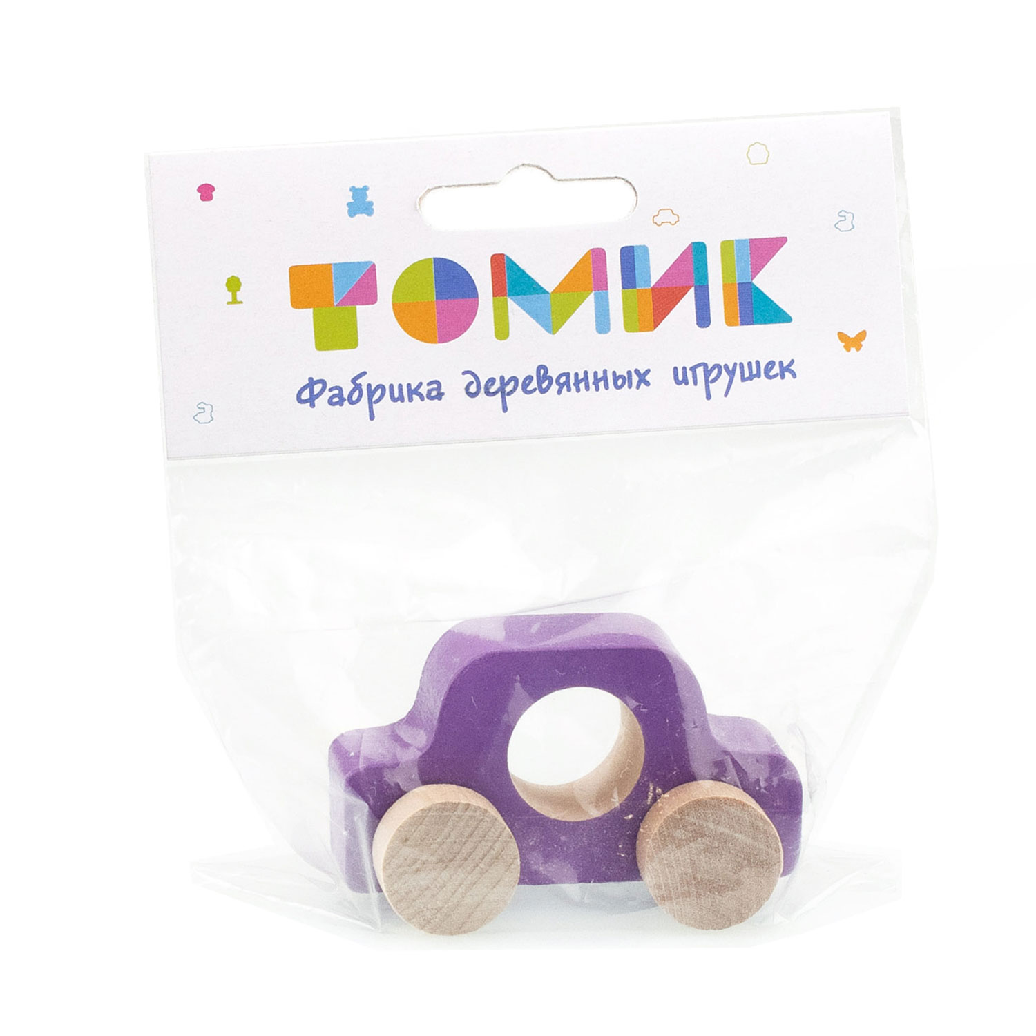 Игрушка Томик каталка Фиолетовая - фото 6