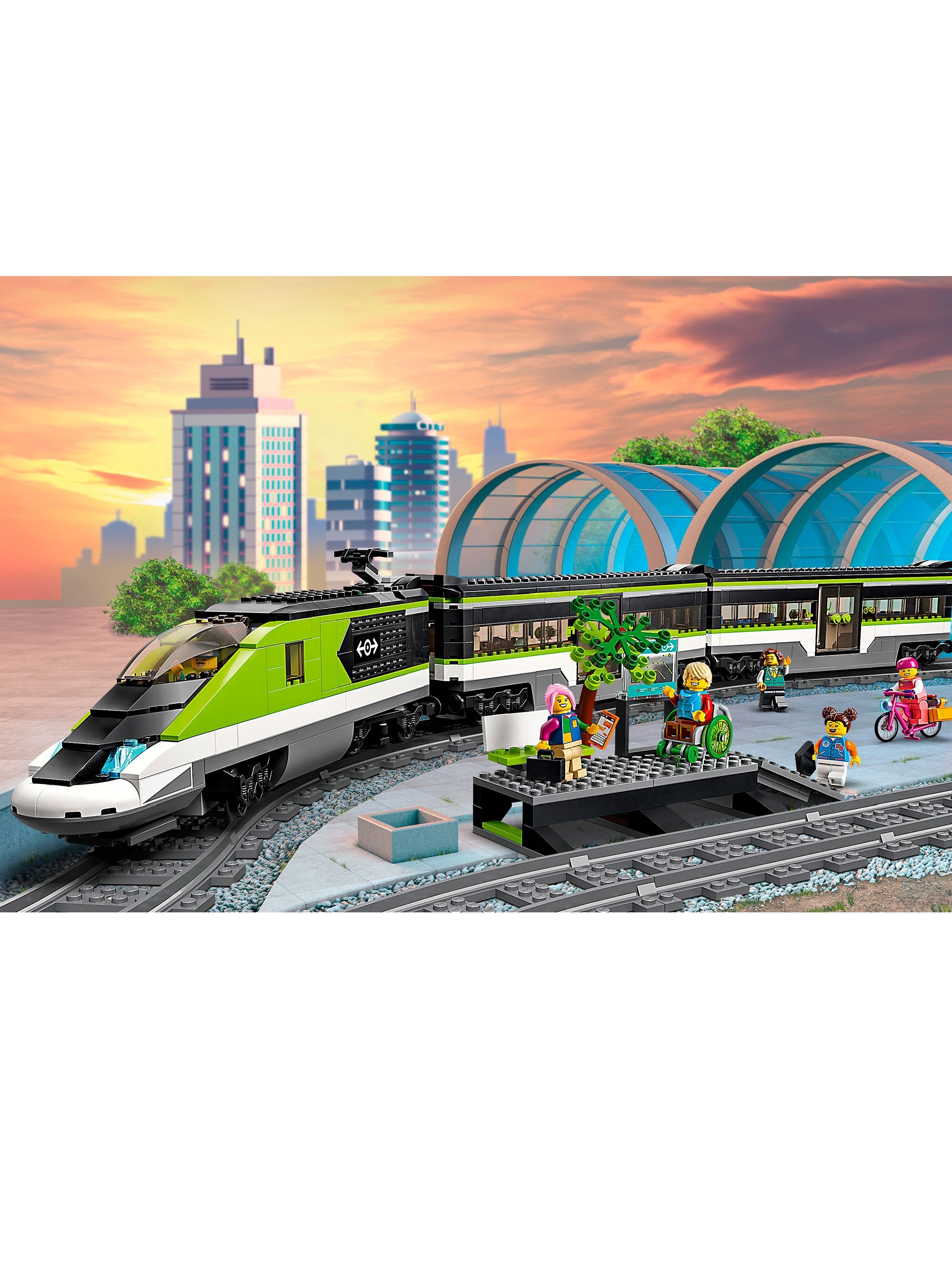 Конструктор LEGO City Пассажирский поезд экспресс 764 дет. - фото 8
