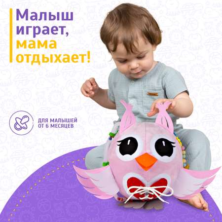 Игрушка Evotoys бизиборд Совушка