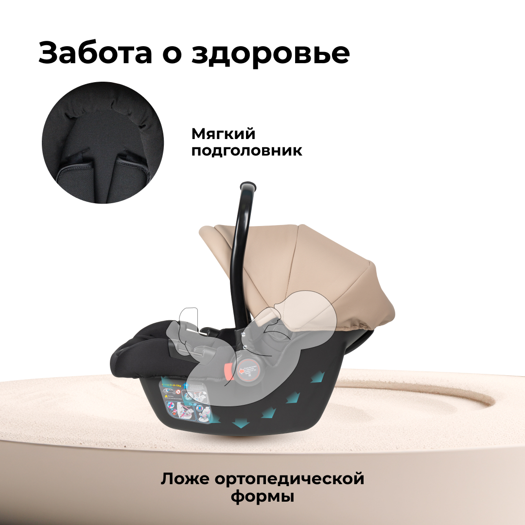 Автокресло Farfello KS-2150/aPU 0 (0 -13 кг) бежевый - фото 3