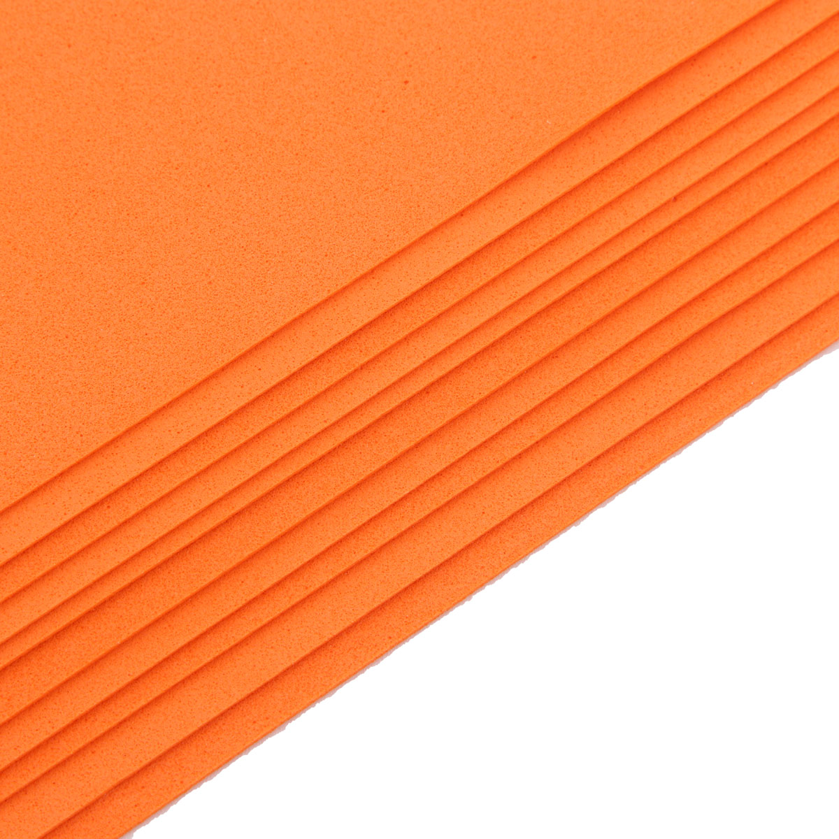 Фоамиран Astra Craft пластичная замша листовая 1 мм 20 х 30 см 10 шт оранжевый - фото 3