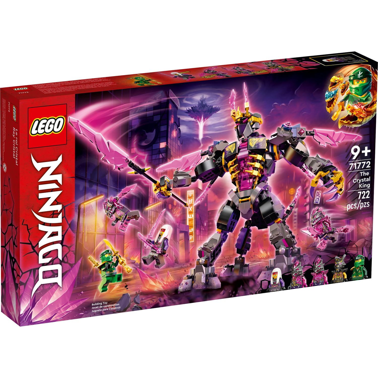 Конструктор LEGO NINJAGO The Crystal King 722 дет. - фото 1