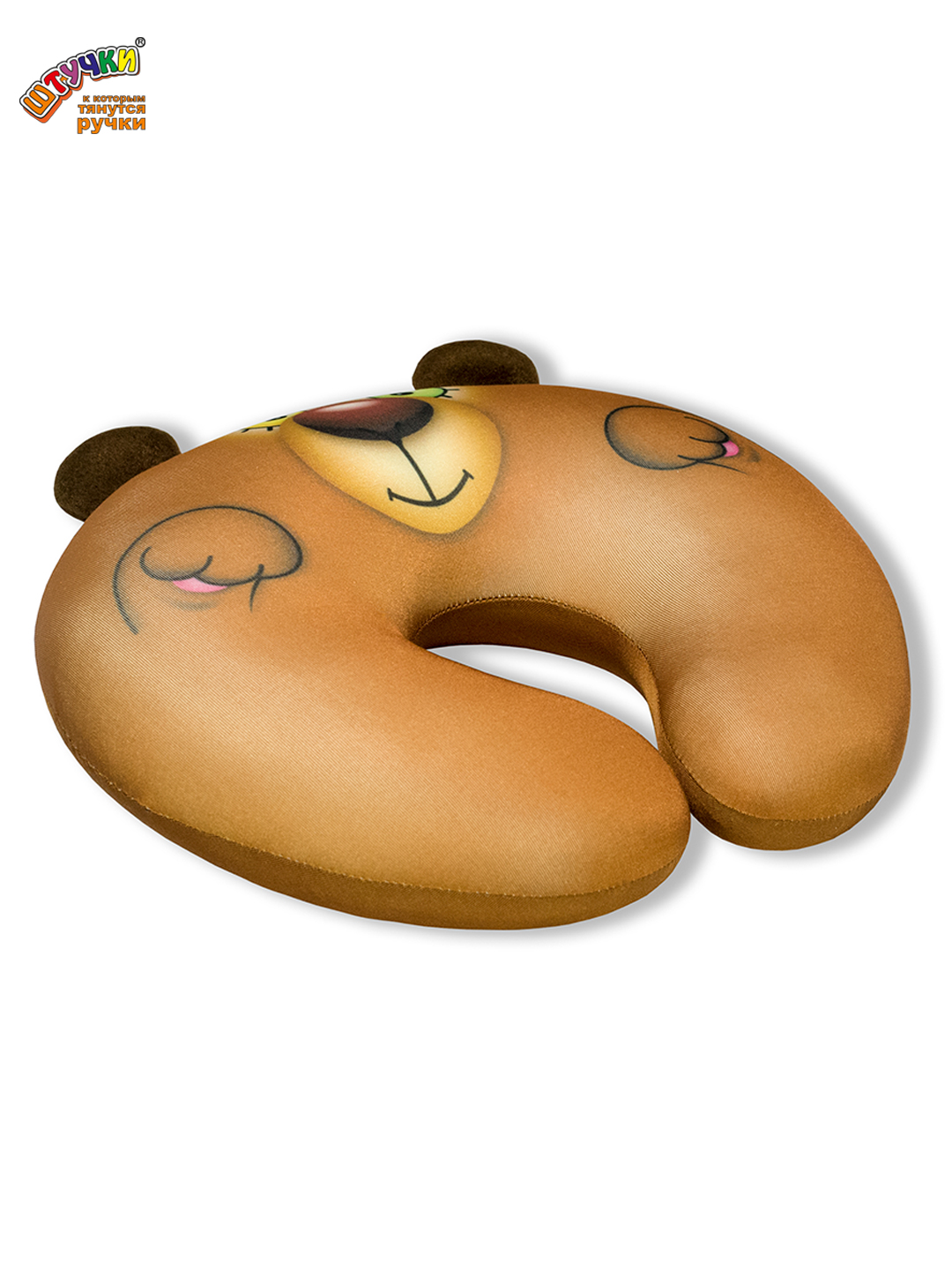 Подушка автомобильная Штучки к которым тянутся ручки Медведь 25 x 22 см - фото 4