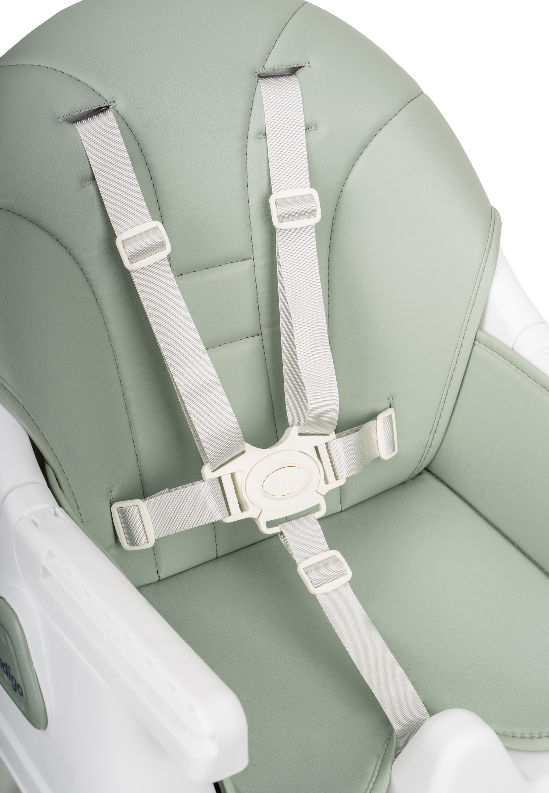 Стульчик для кормления Indigo Corn Flex зеленый-серый - фото 12