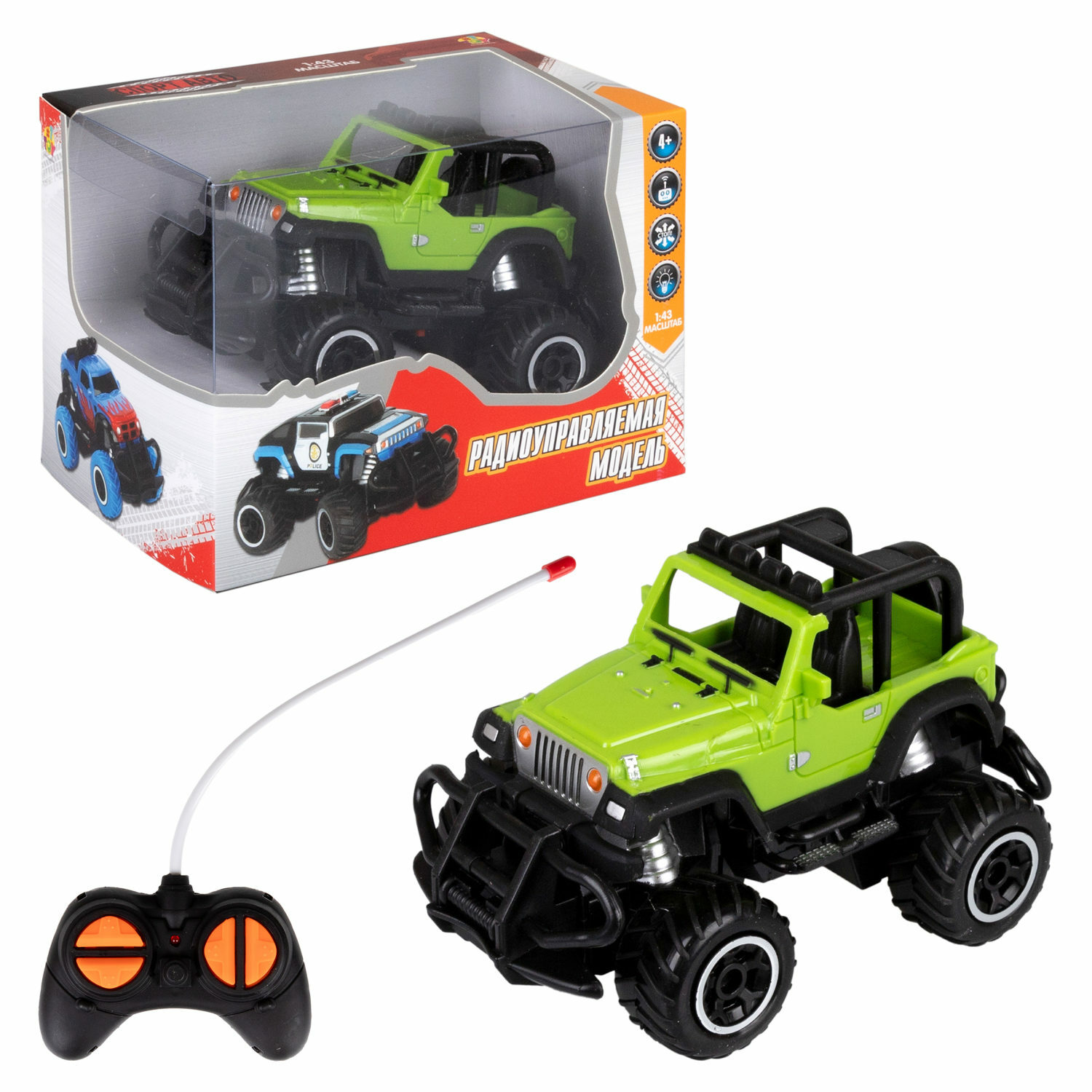 Автомобиль РУ №1TOY 1:43 - фото 2
