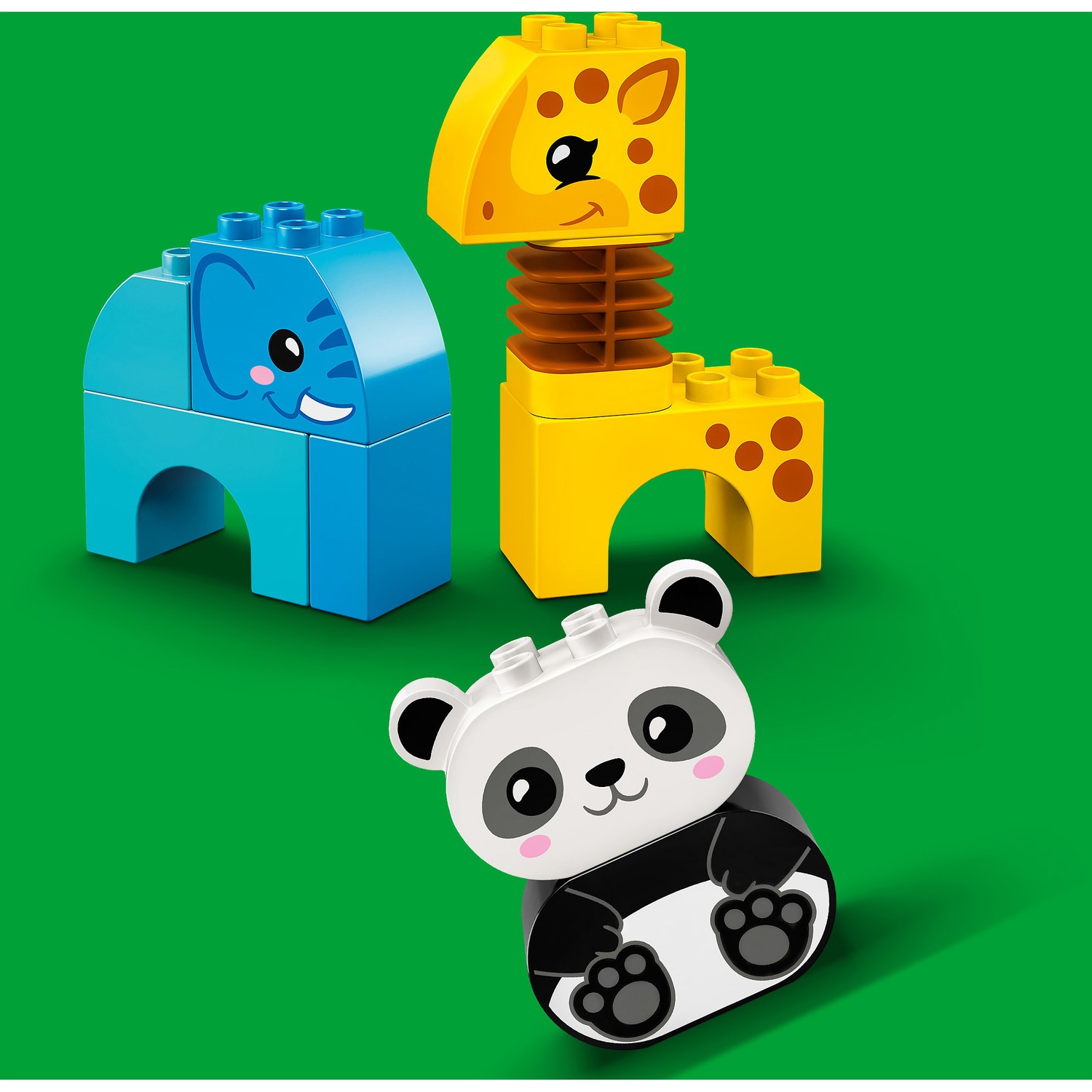 Конструктор LEGO DUPLO Поезд для животных блочный - фото 10