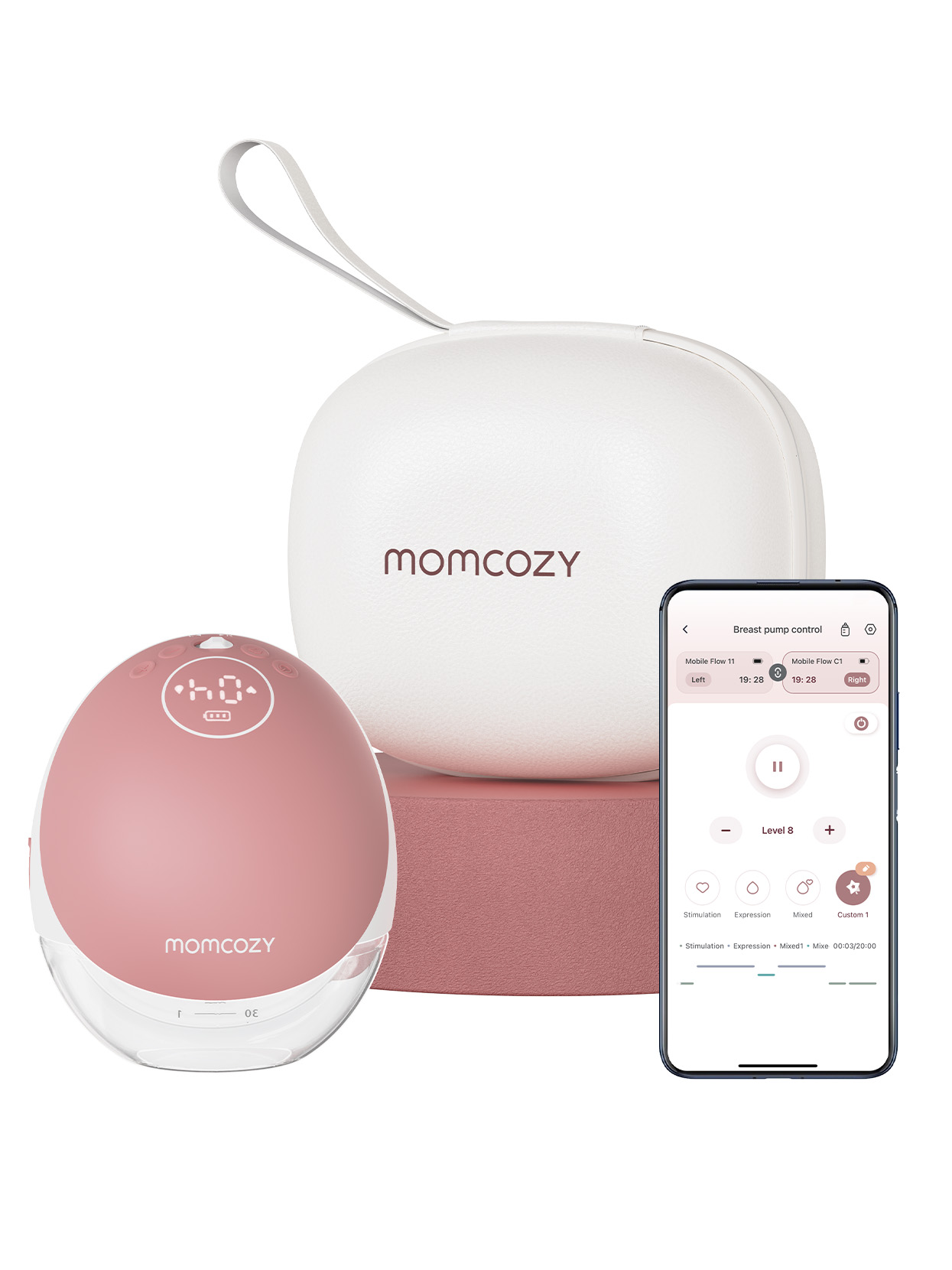 Молокоотсос электрический Momcozy BP223, Mobile Flow, M9, 2 шт - фото 10