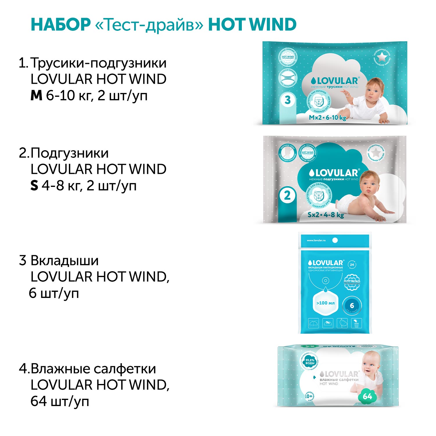 Набор LOVULAR Тест-драйв Hot Wind - фото 6