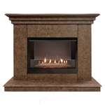 Каминокомплект Хорошие Камины Марс с очагом Firelight BFP/P-2520 мокко
