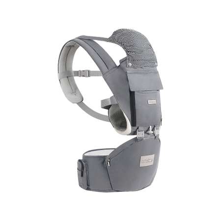 Рюкзак-кенгуру Babyton Хипсит Grey YD0301