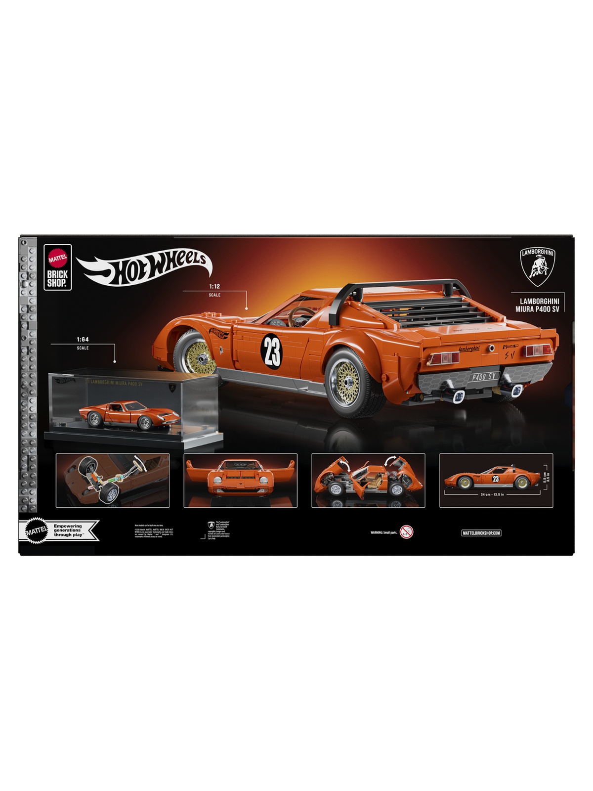 Конструктор Brick Shop Lamborghini Miura 1523 дет. - фото 2
