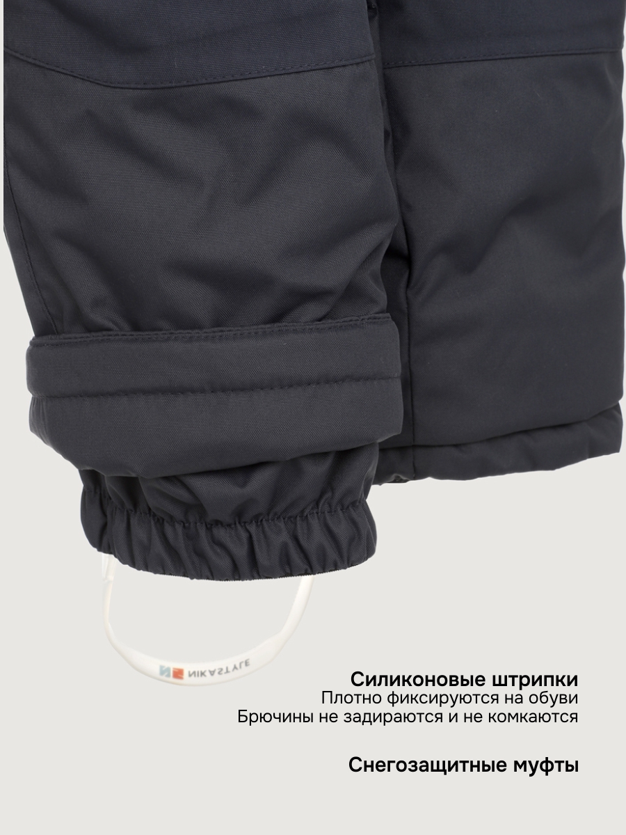 Куртка и полукомбинезон NIKASTYLE 7з1225 розовый/графит - фото 15