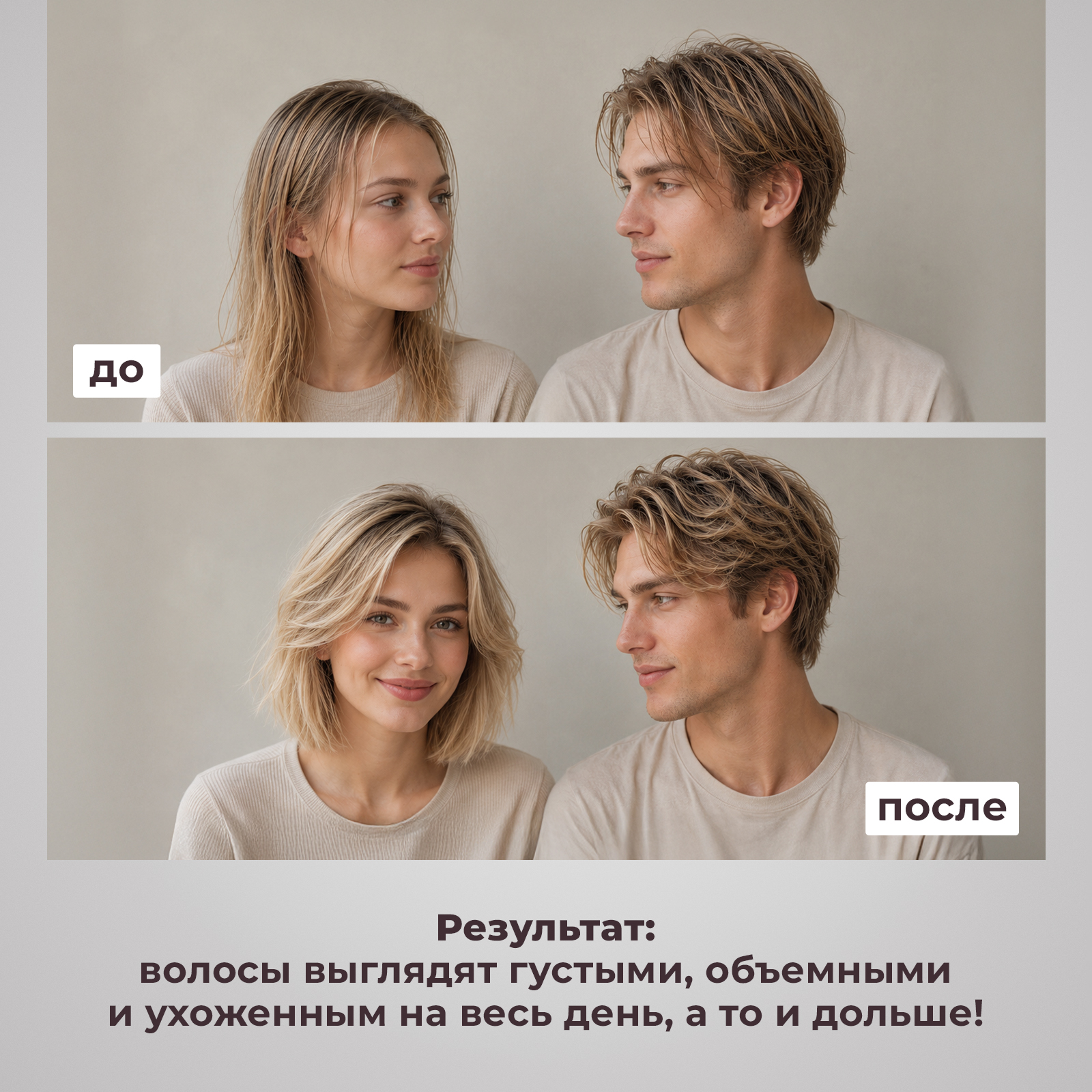 Пудра для укладки и объема NUZHNOE для волос у корней с распылителем 30 мл - фото 2