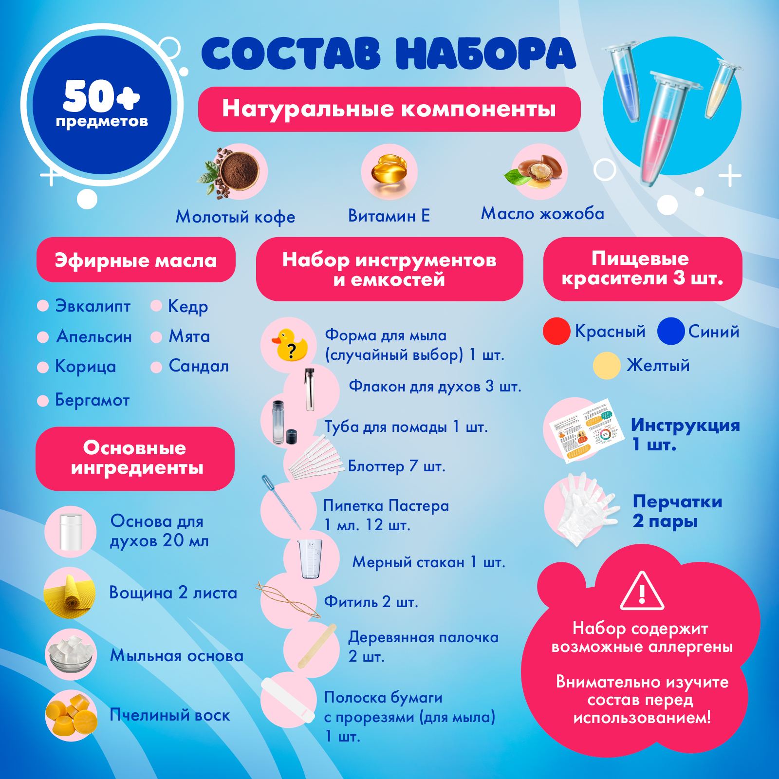 Набор WOW! HOW? Большая лаборатория ароматов косметика - фото 6