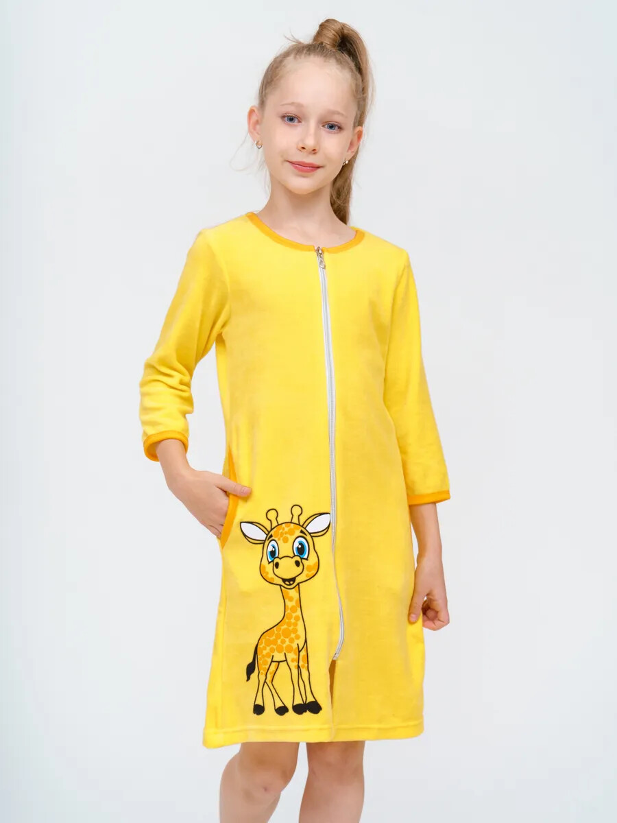 Халат TOTEMFOX 831В2F/лимонныйЖираф - фото 3