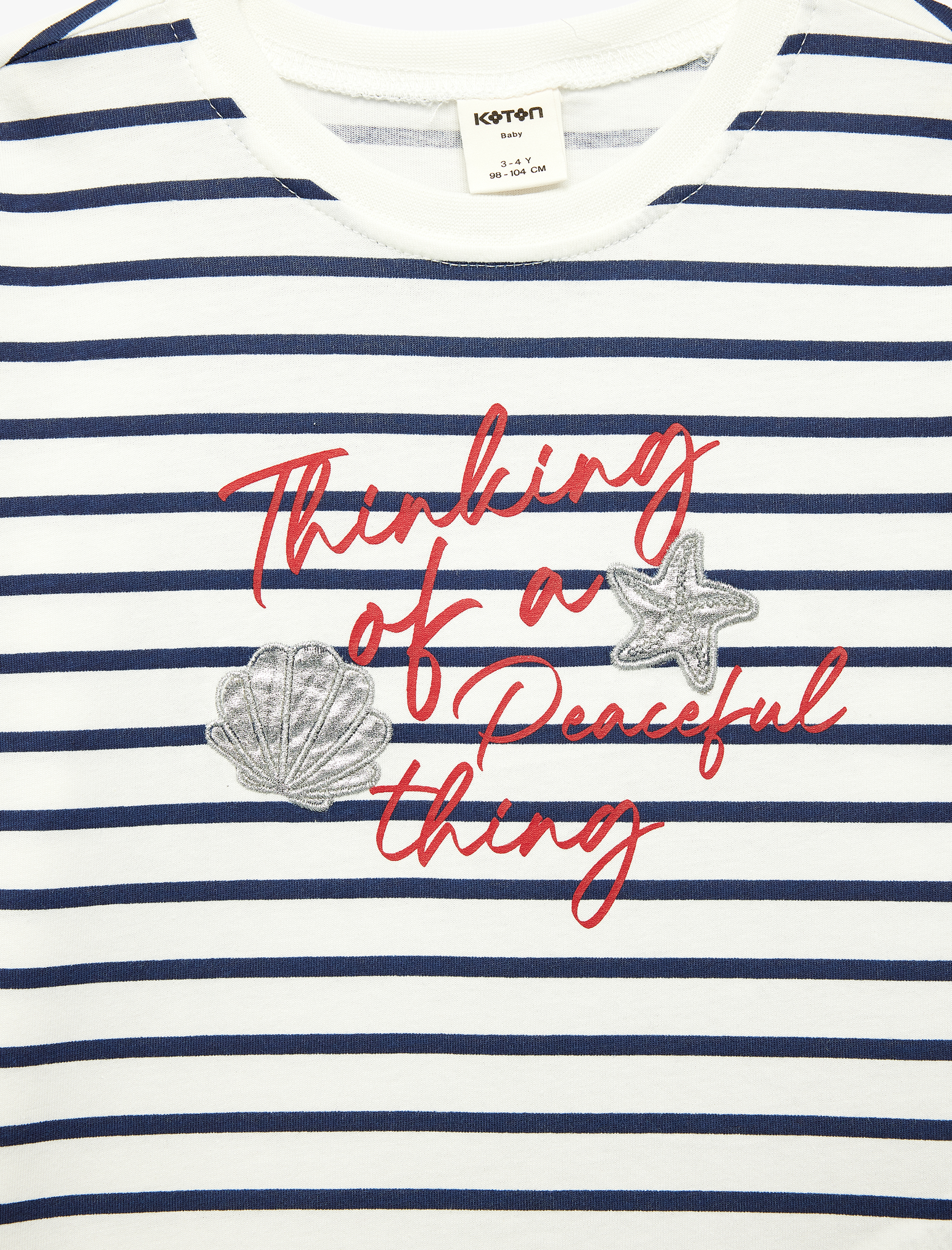 Футболка KOTON 6SMG10129AK0S1 - фото 3