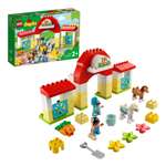 Конструктор LEGO DUPLO Конюшня для лошади и пони блочный