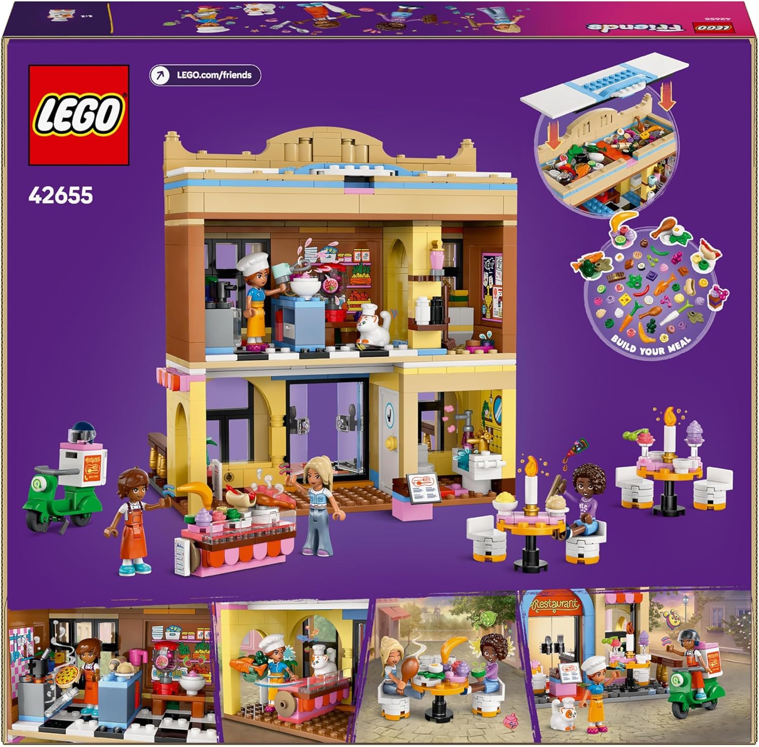 Конструктор LEGO Friends Ресторан и кулинарная школа 896 дет. - фото 6