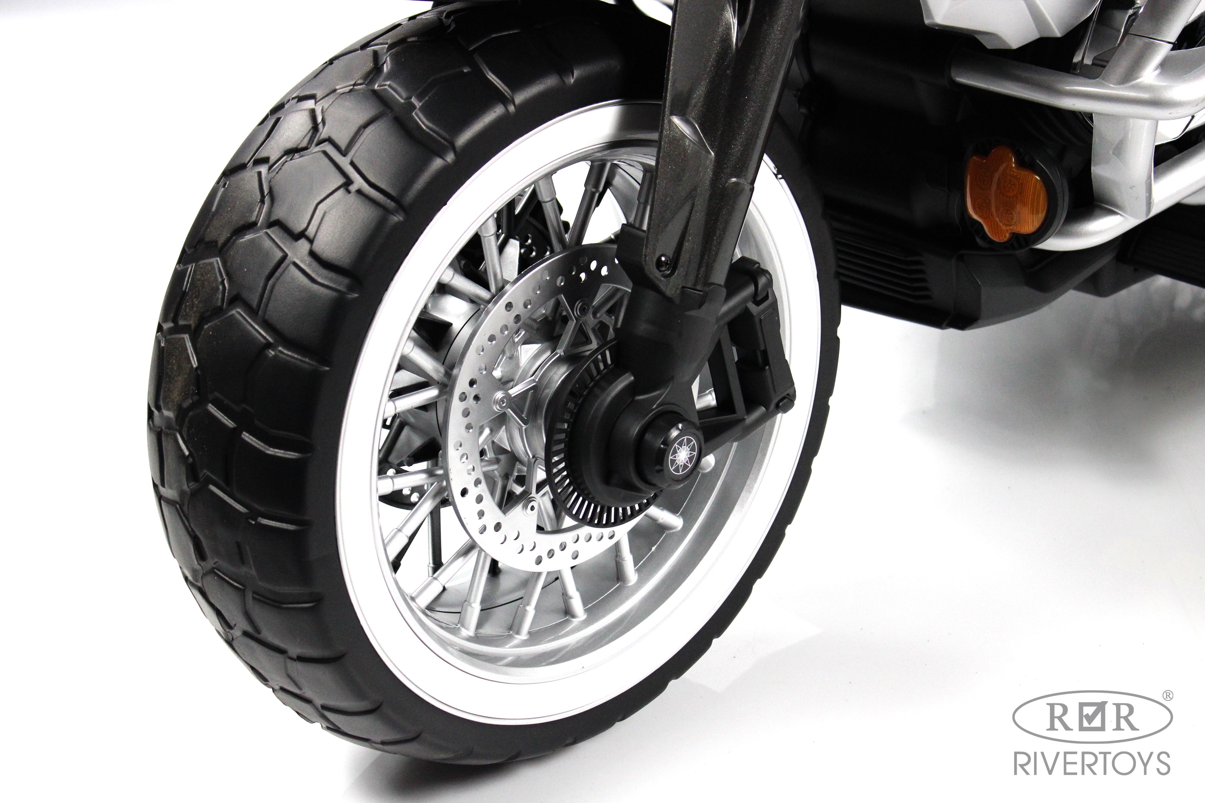 Электромотоцикл RIVERTOYS М111БХ-BLACK - фото 8
