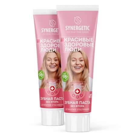 Зубная паста Synergetic без фтора мята