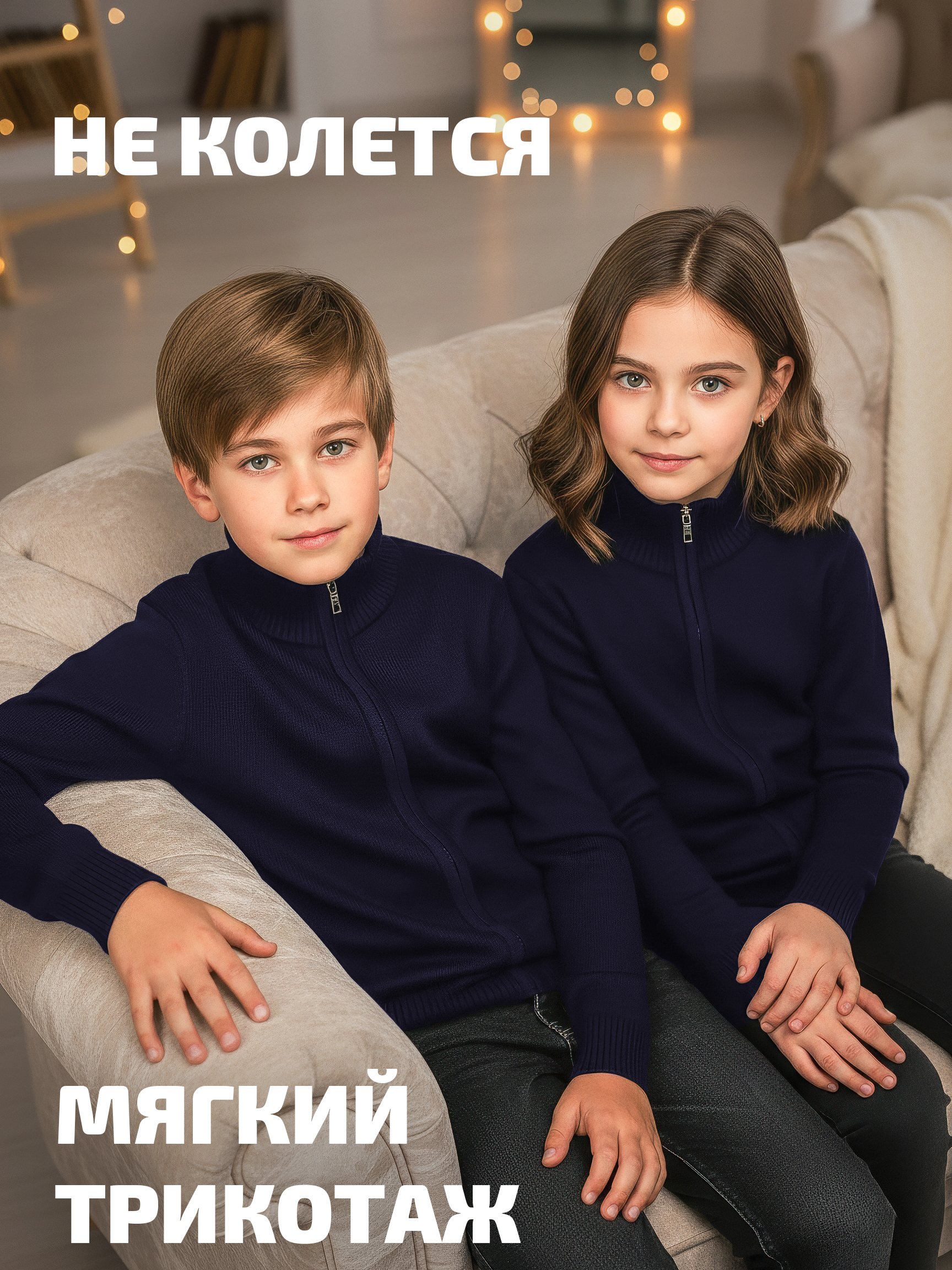 Кардиган СИНИЙ МИР FUL8401-C62 - фото 9